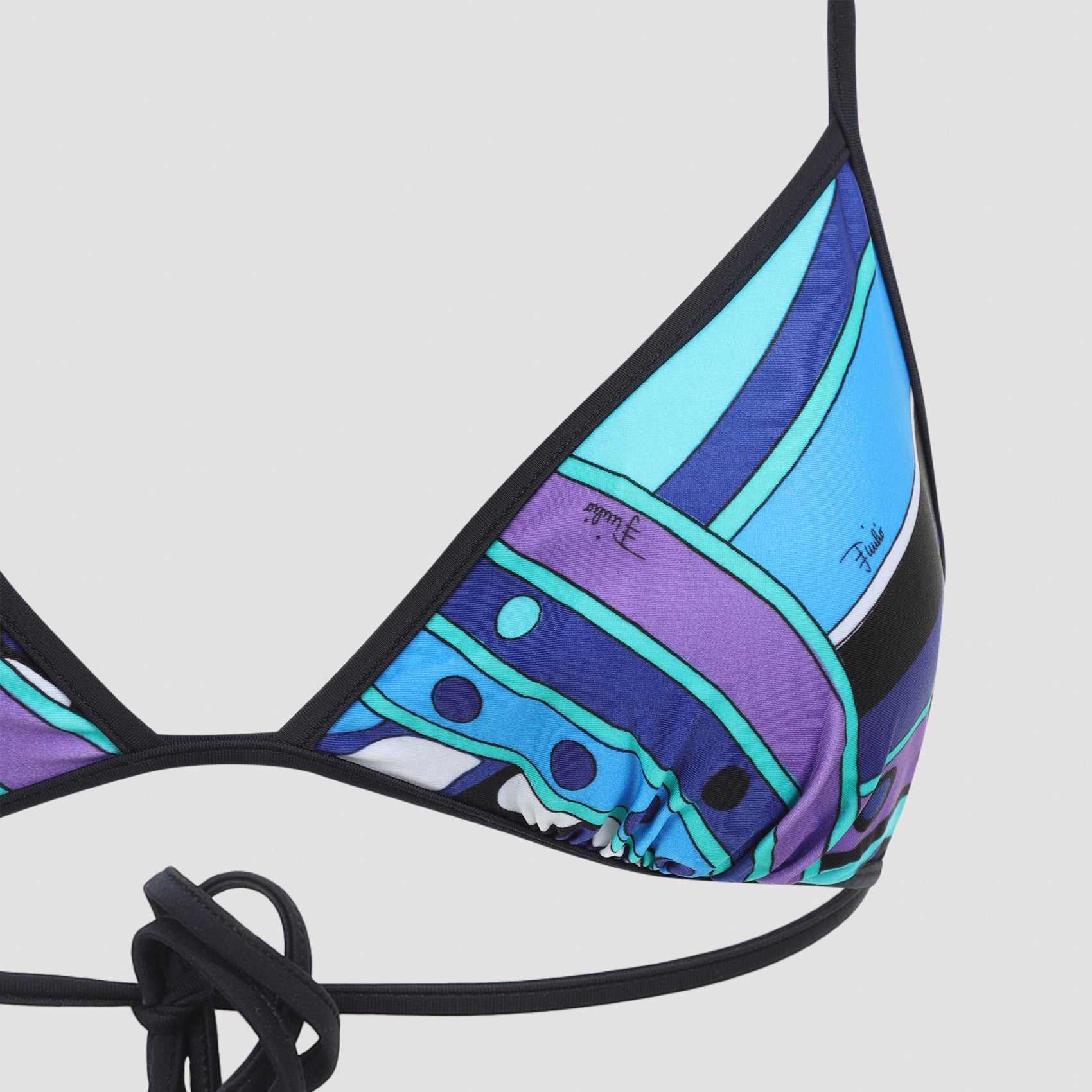 Pucci Triangle Bikini Top