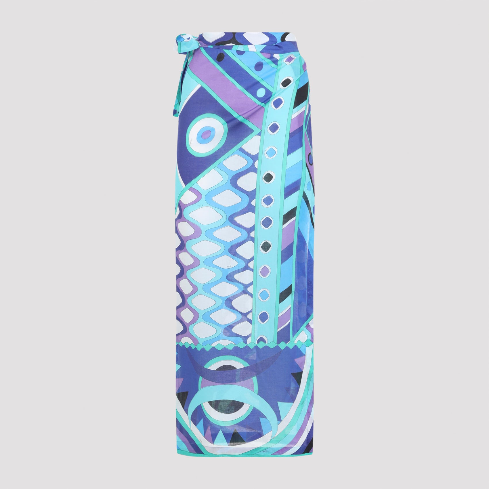 Pucci Sheer Wrap-style Pareo Skirt