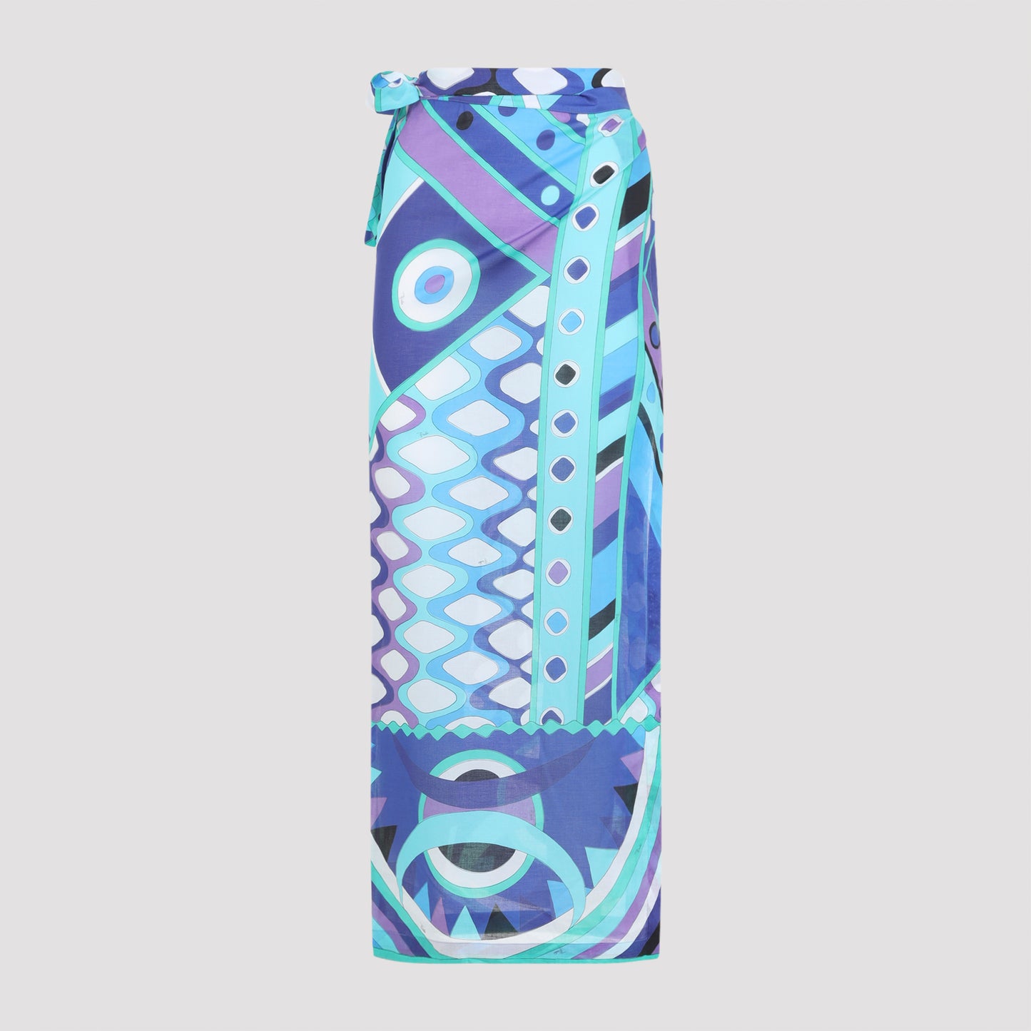 Pucci Sheer Wrap-style Pareo Skirt