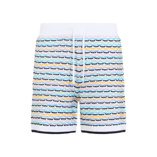 Casablanca Tuck Stitch Short