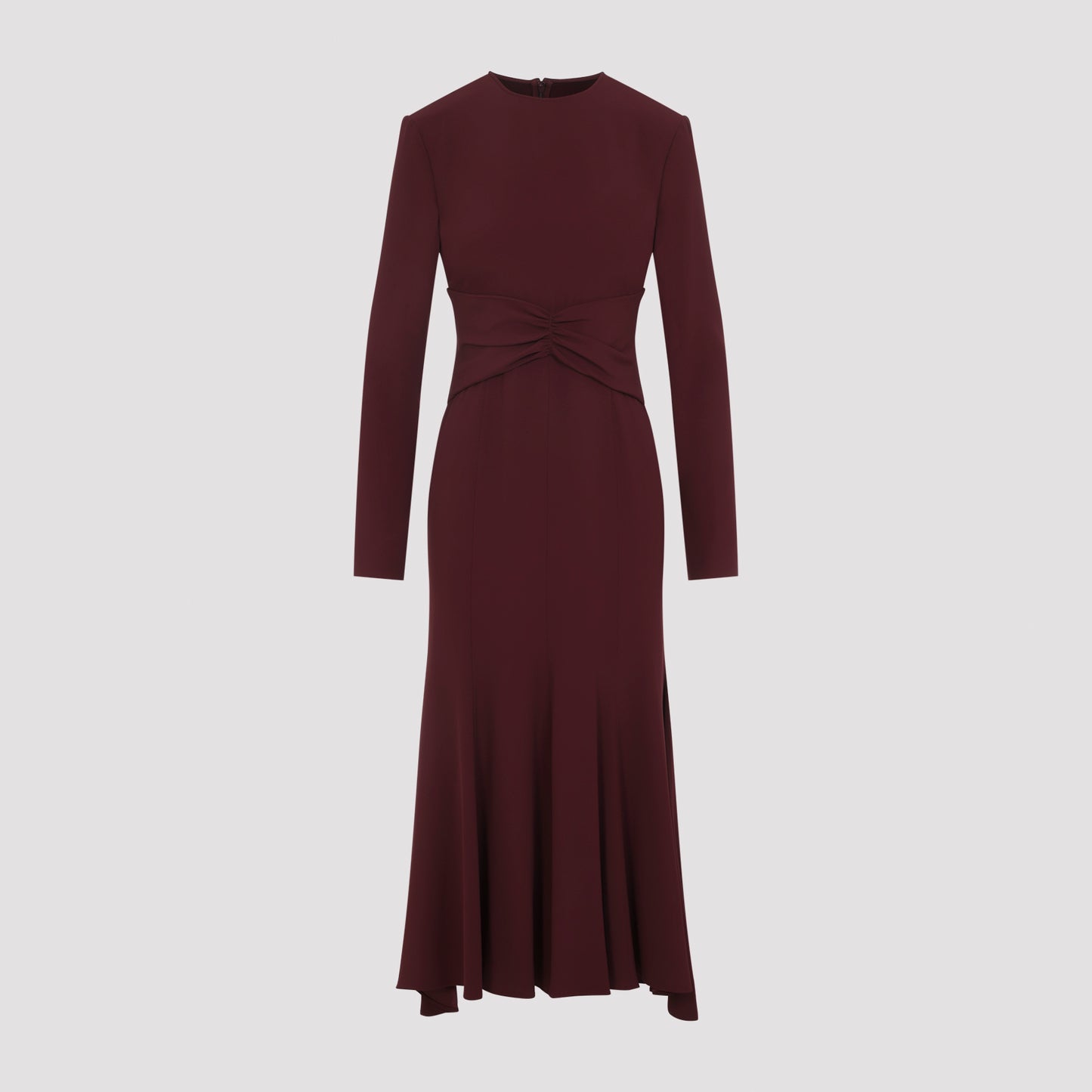 Alberta Ferretti Satin Midi Dress