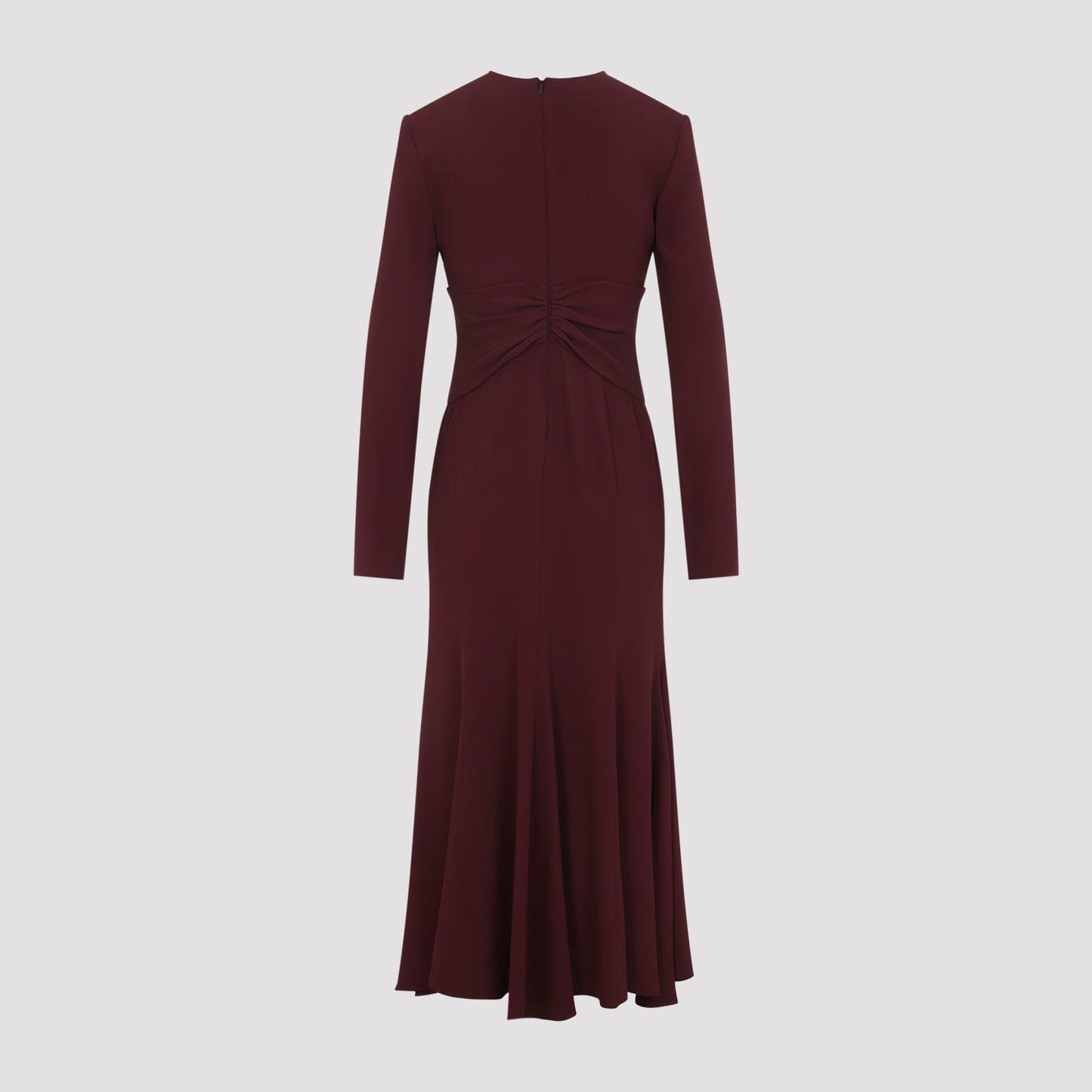 Alberta Ferretti Satin Midi Dress