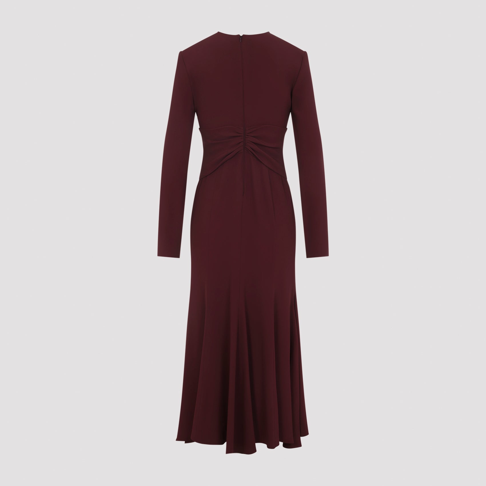 Alberta Ferretti Satin Midi Dress