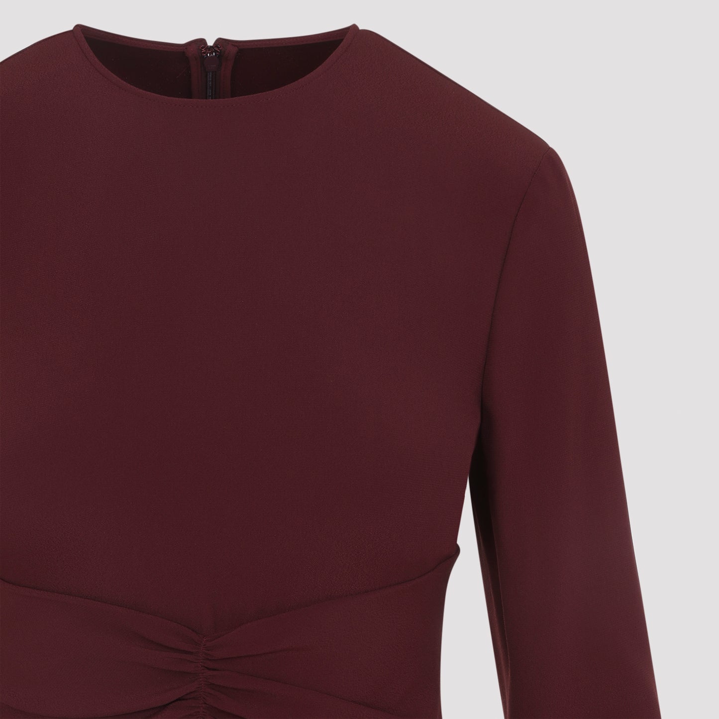 Alberta Ferretti Satin Midi Dress