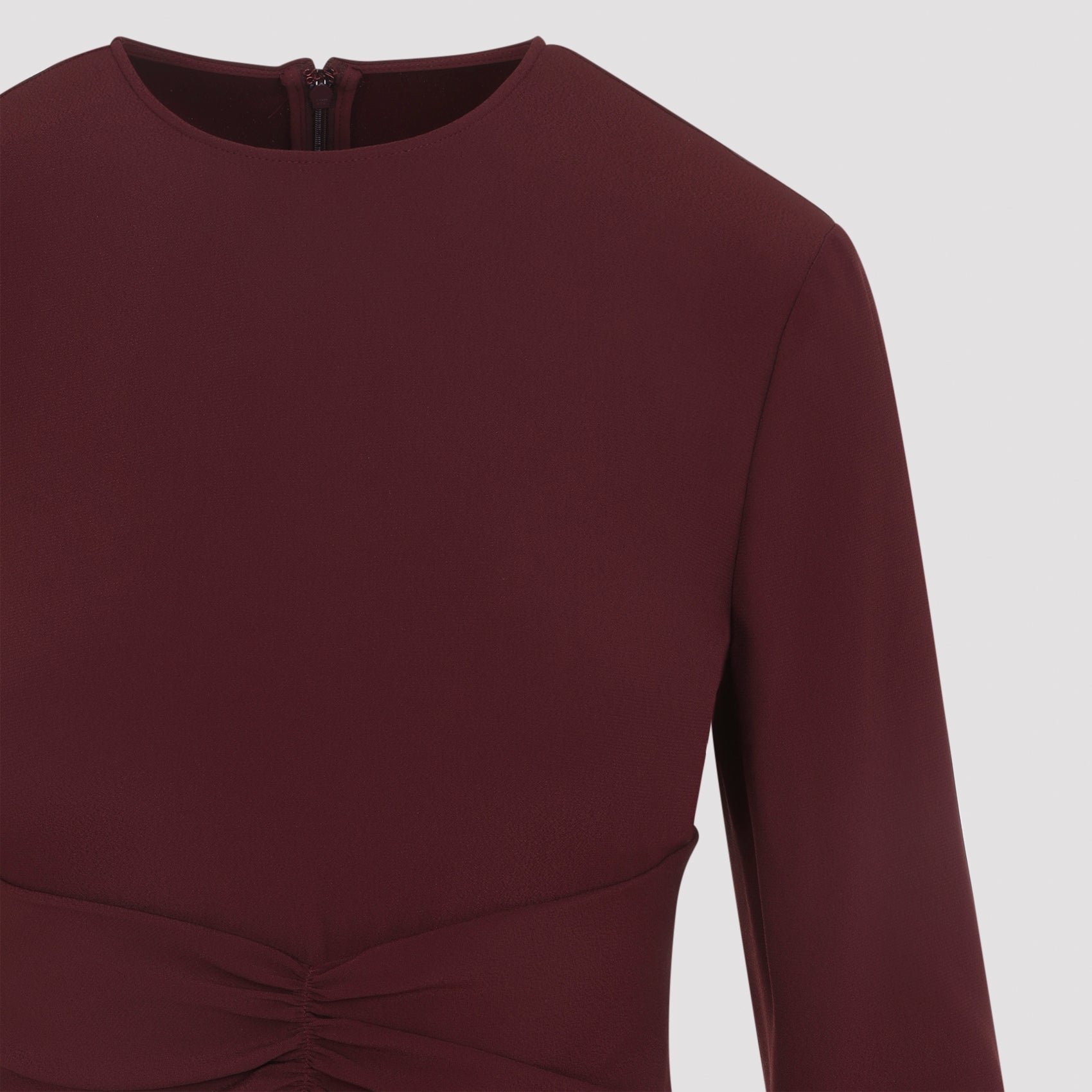 Alberta Ferretti Satin Midi Dress