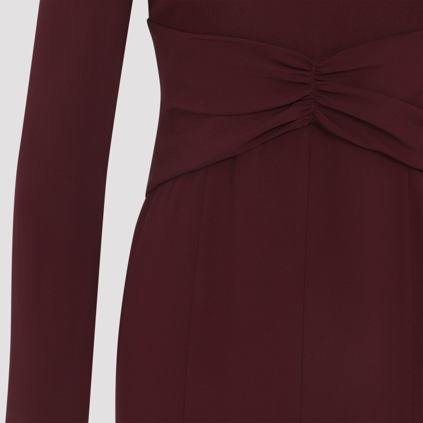 Alberta Ferretti Satin Midi Dress
