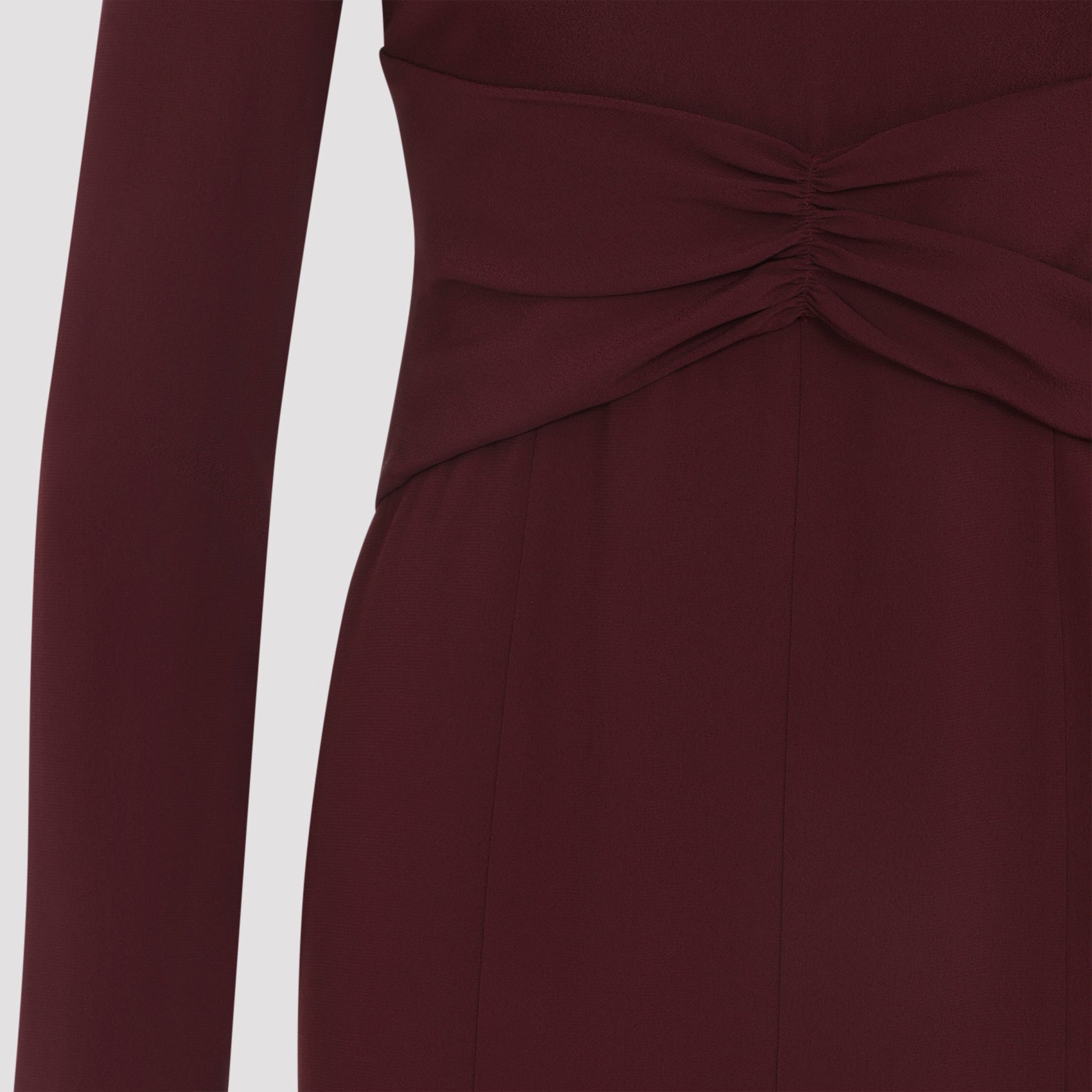 Alberta Ferretti Satin Midi Dress