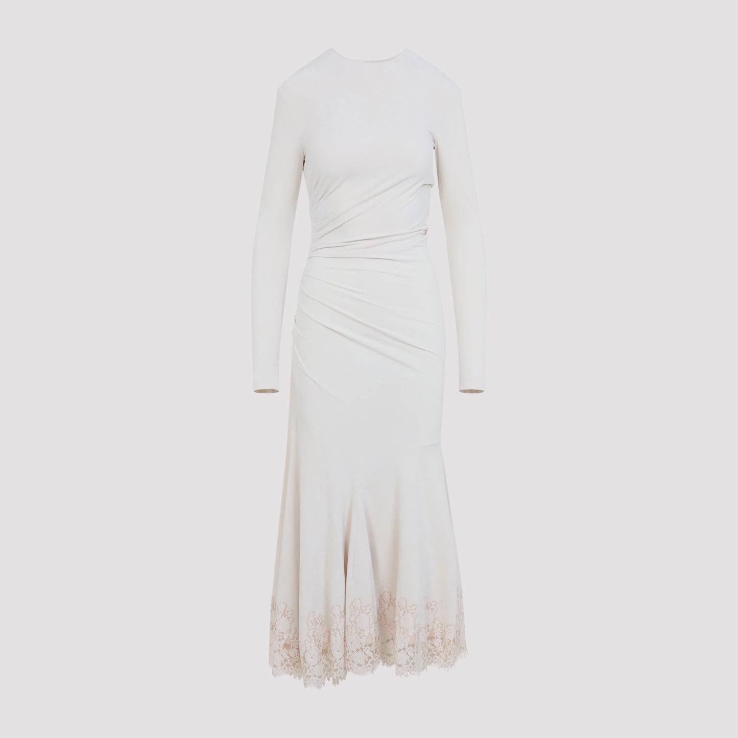 Alberta Ferretti Velvet Midi Dress