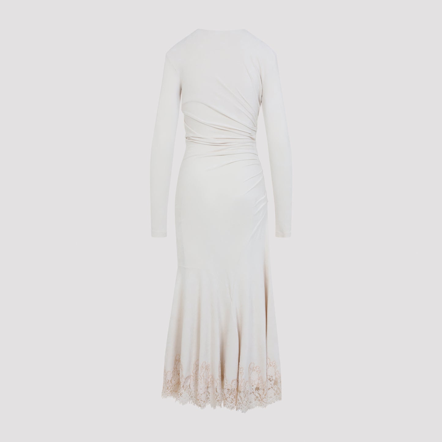 Alberta Ferretti Velvet Midi Dress