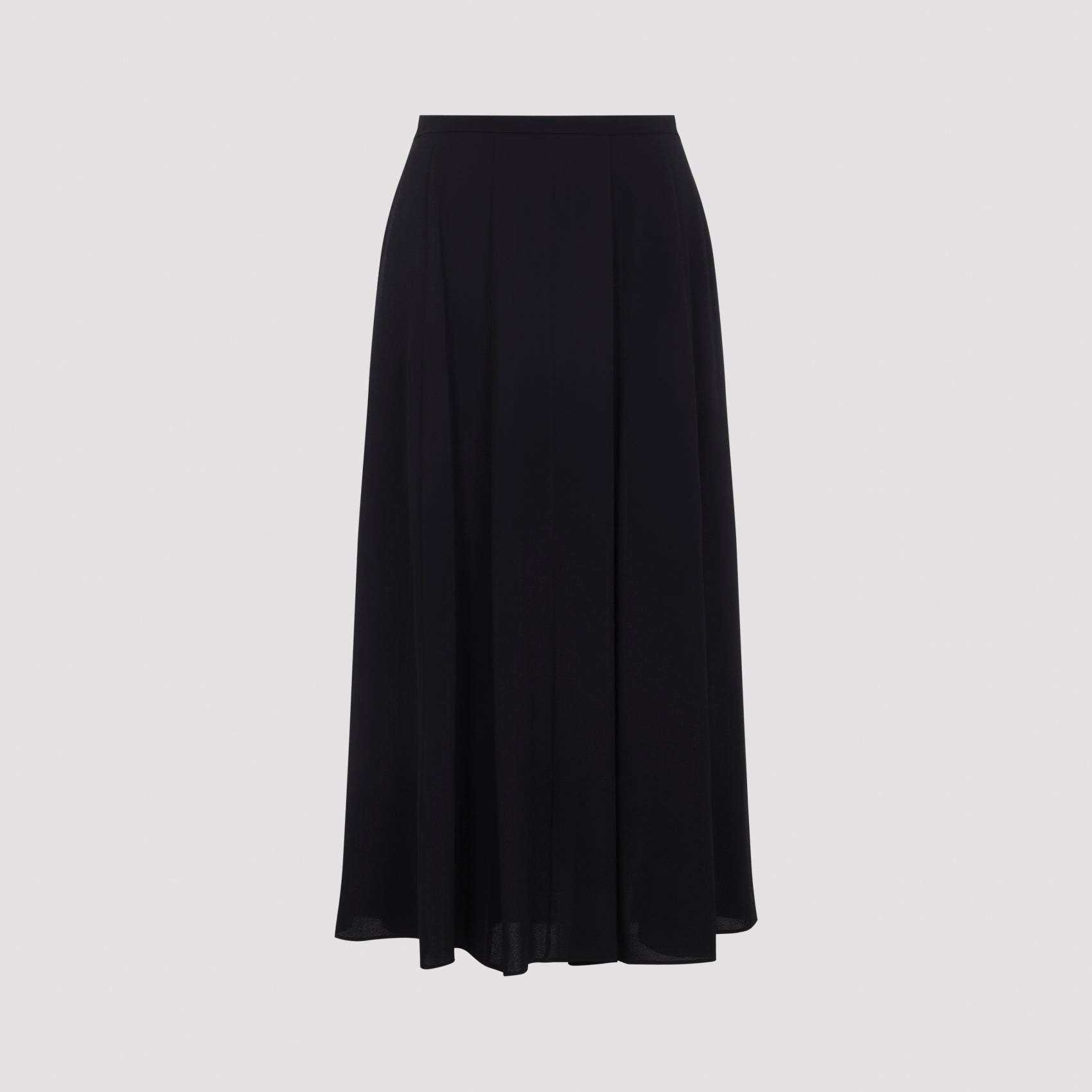 Alberta Ferretti Georgette Midi Skirt