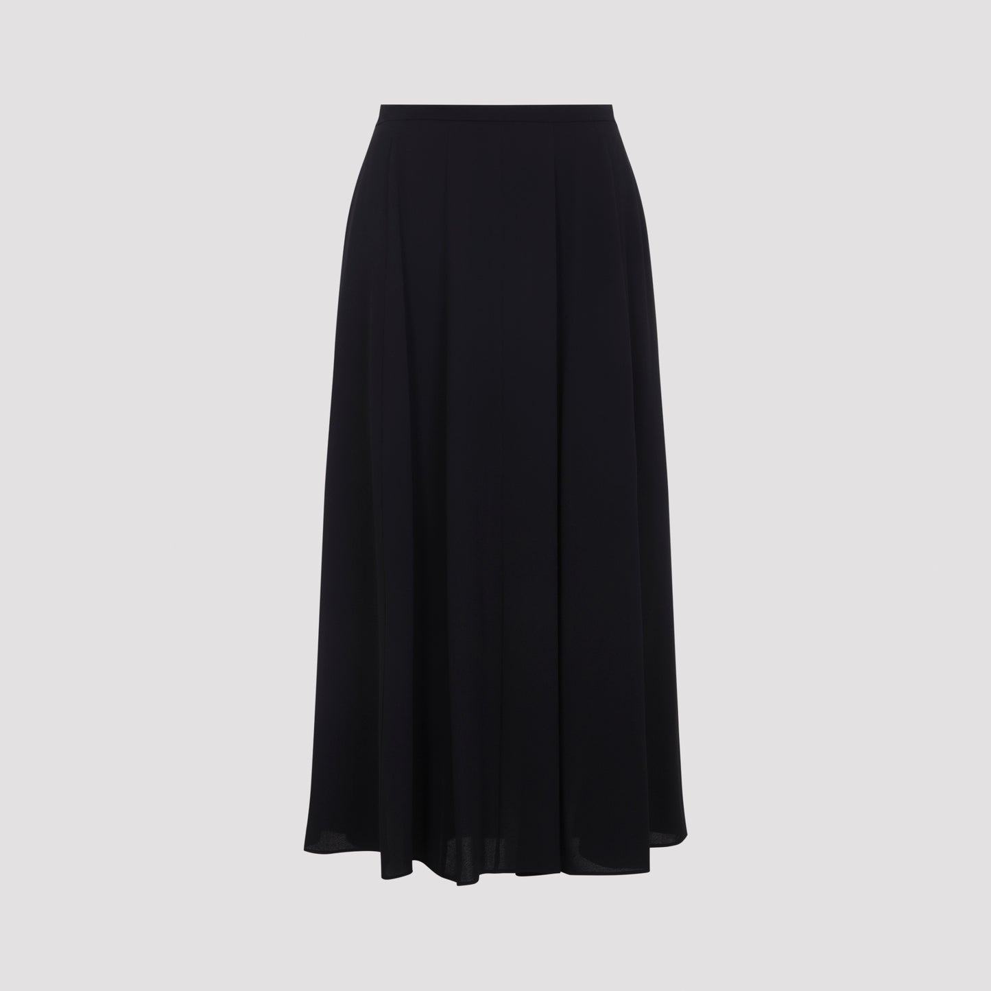 Alberta Ferretti Georgette Midi Skirt