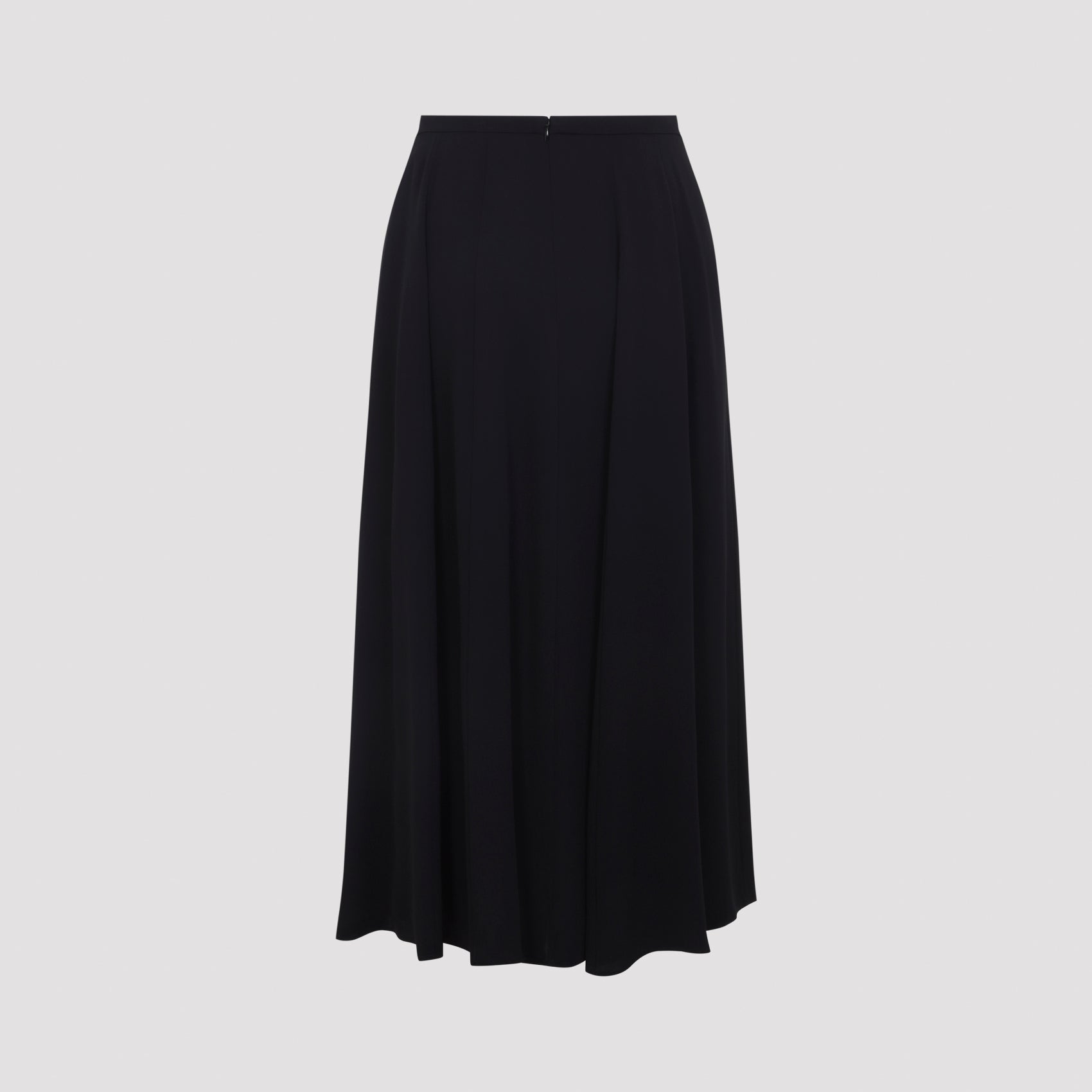 Alberta Ferretti Georgette Midi Skirt