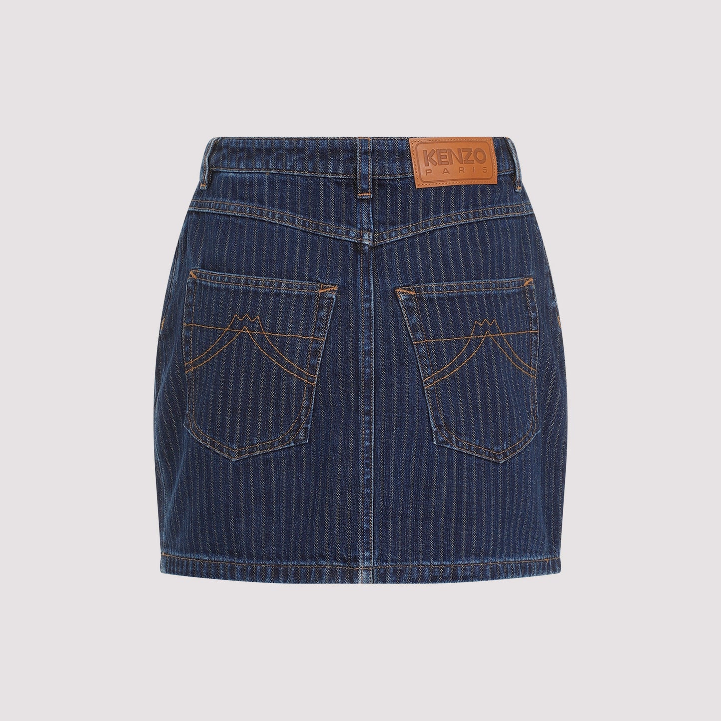 Kenzo Stripped Jacquard Mini Skirt