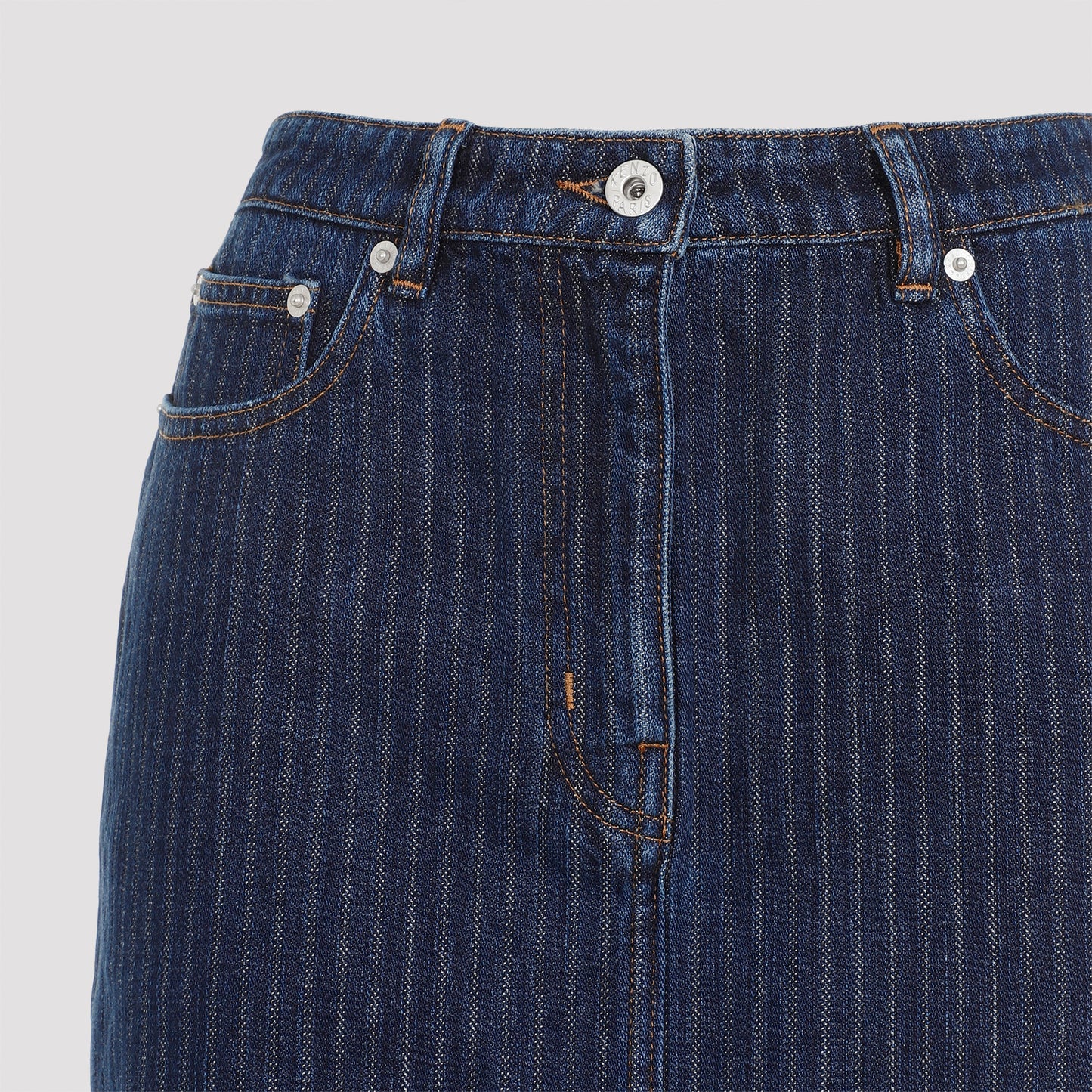 Kenzo Stripped Jacquard Mini Skirt