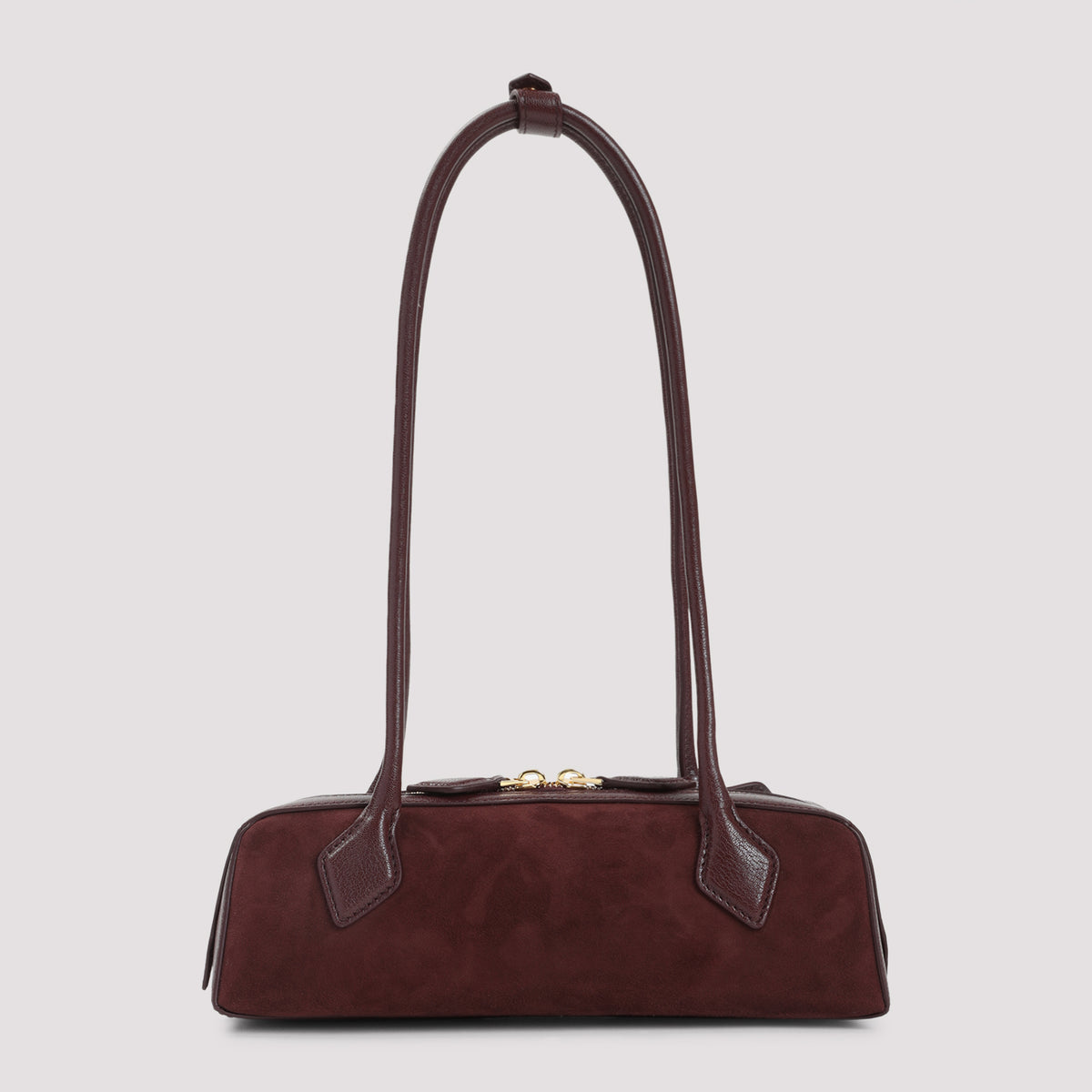 Alaïa Teckel Small Suede Shoulder Bag