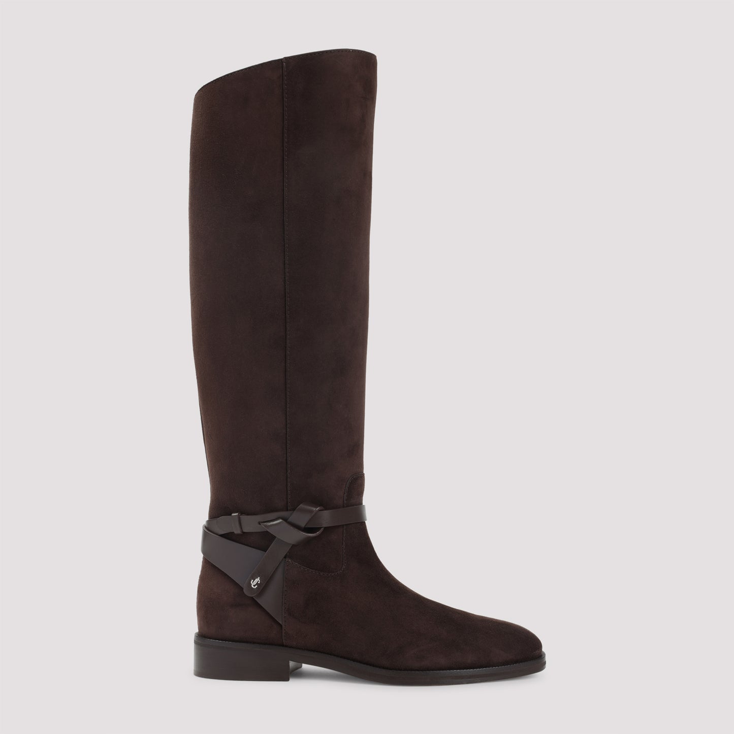 Jimmy Choo Suede Lawton Kb Flat Boots