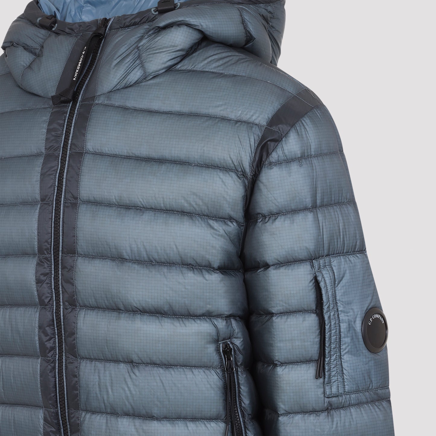 Cp Company Shell Hooded Lens Down Jacket