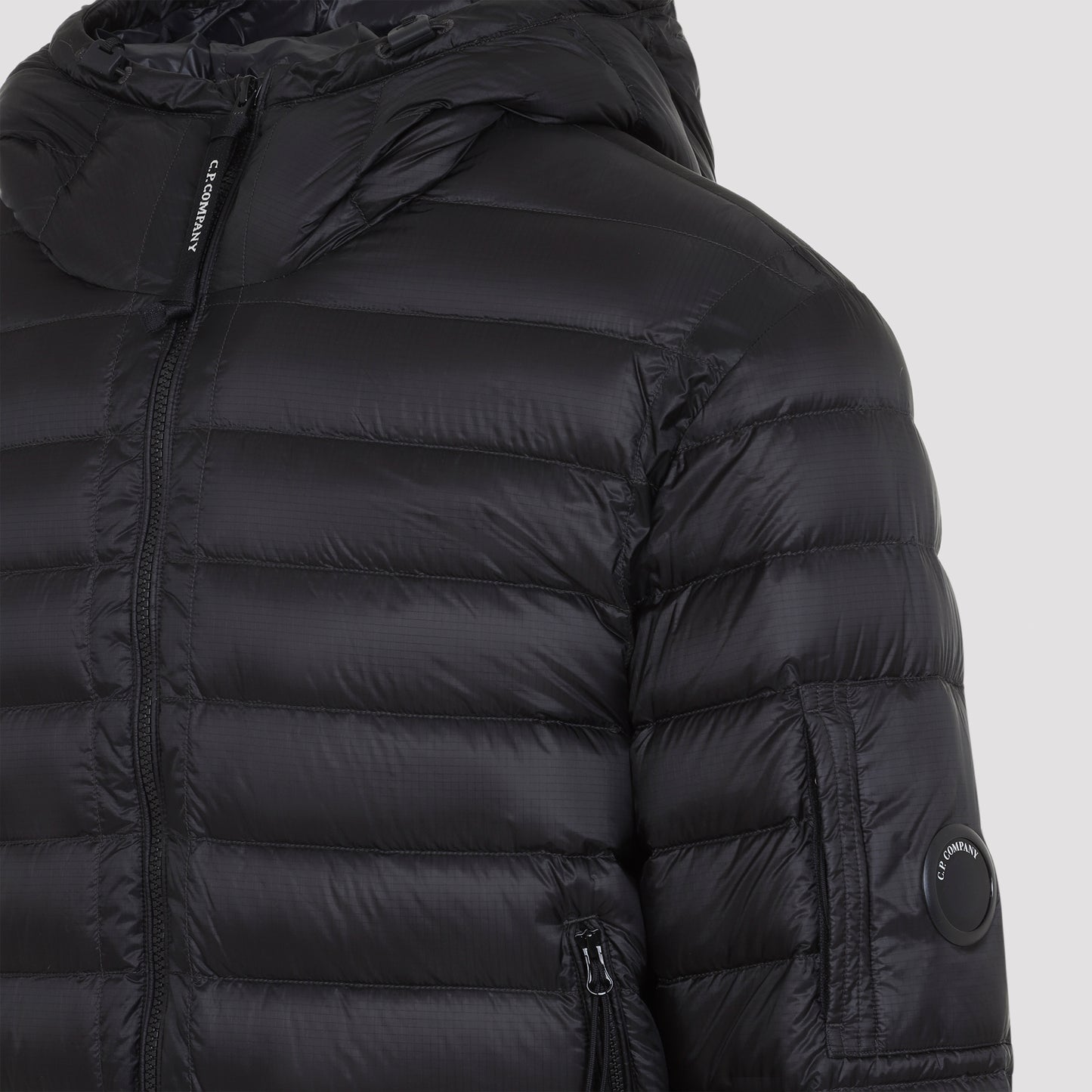 Cp Company Shell Hooded Lens Down Jacket