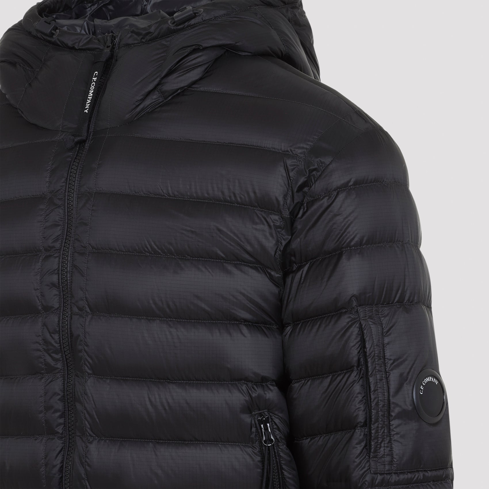 Cp Company Shell Hooded Lens Down Jacket