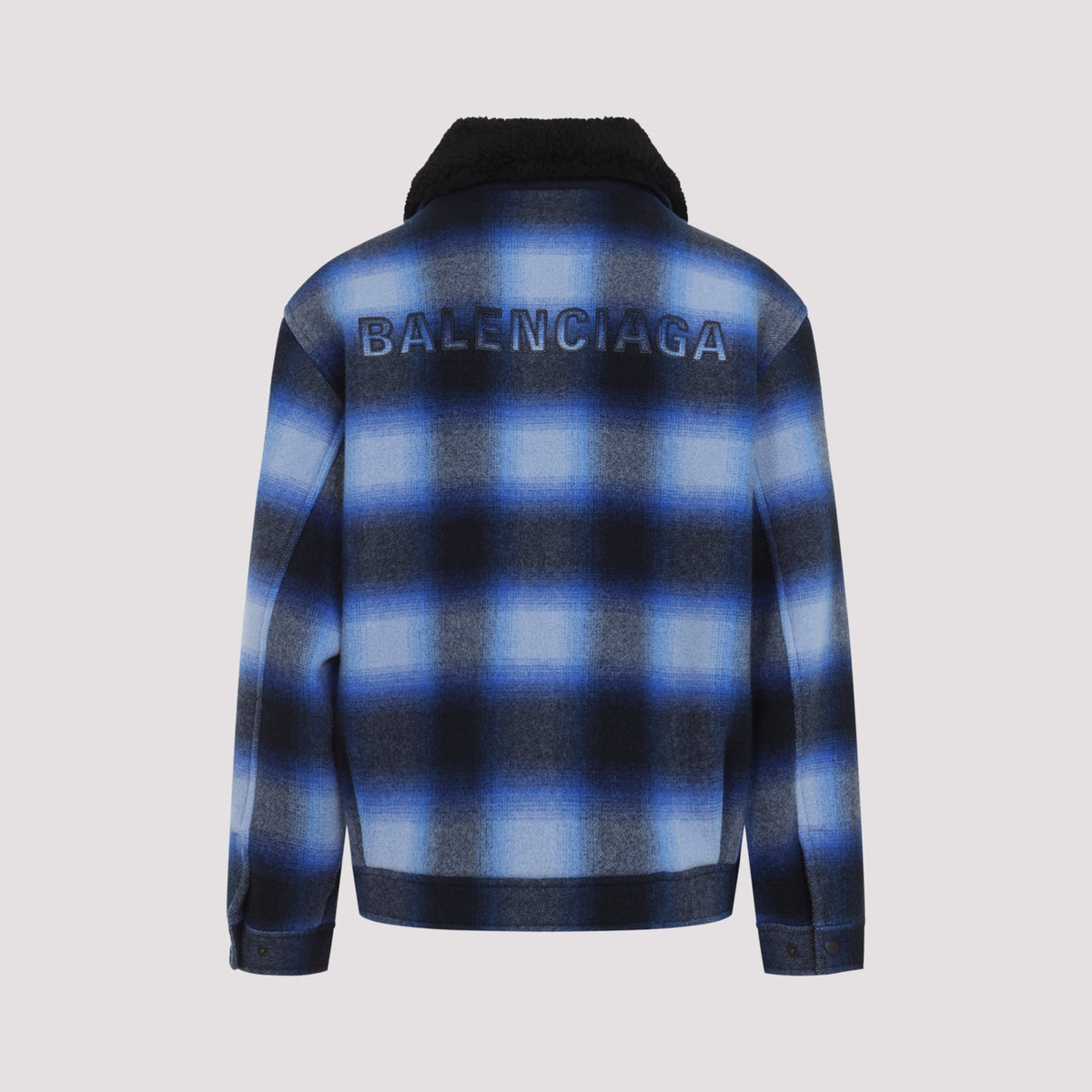 Balenciaga Flannel Bomber Jacket