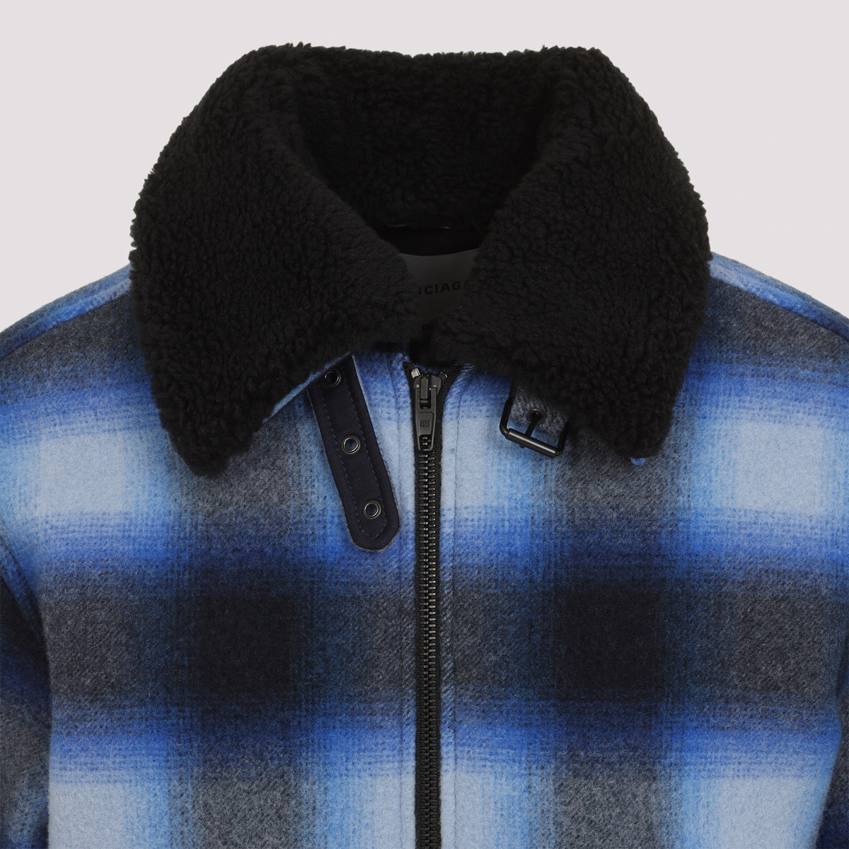 Balenciaga Flannel Bomber Jacket