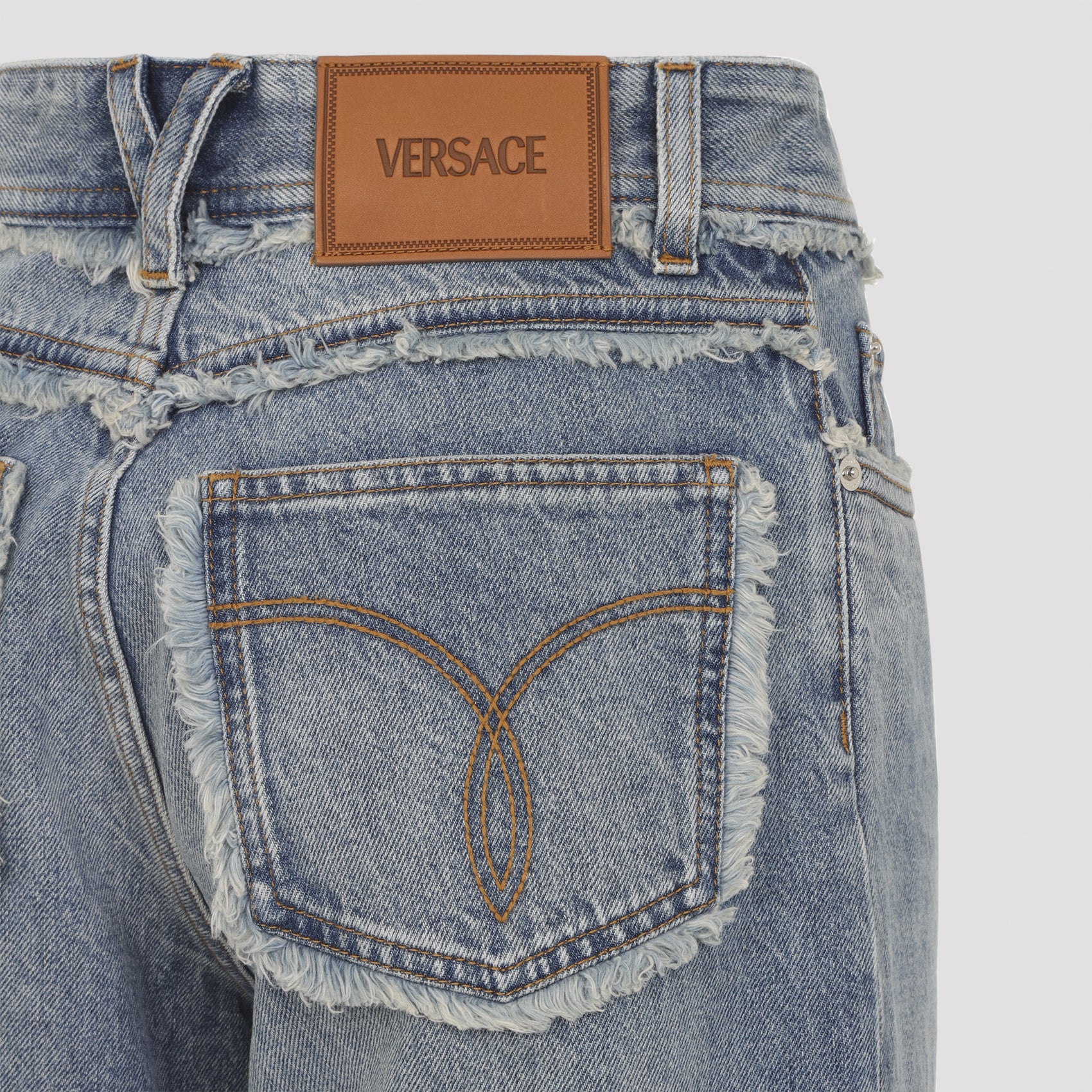 Versace Raw Cut Jeans