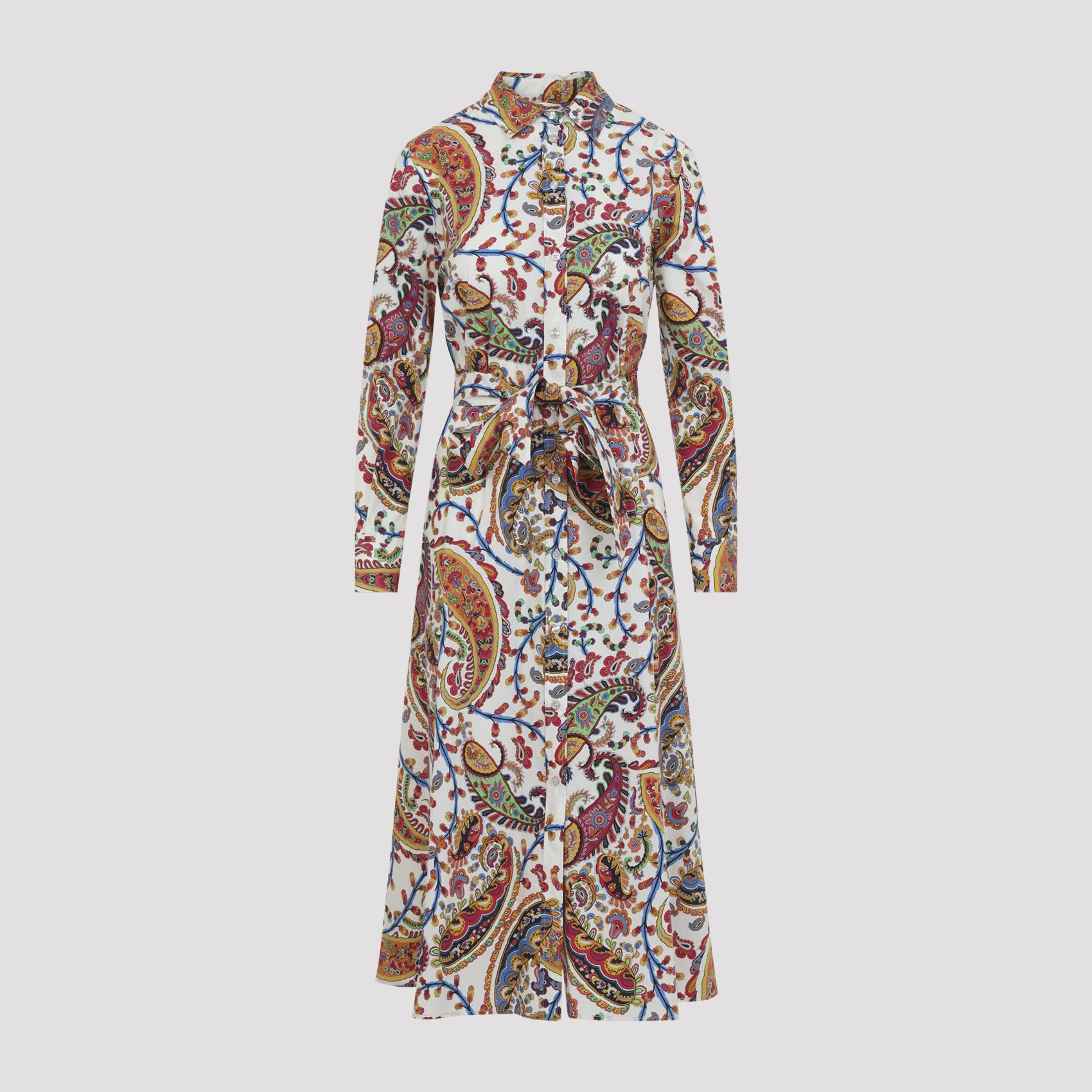Etro Belted Midi Dress
