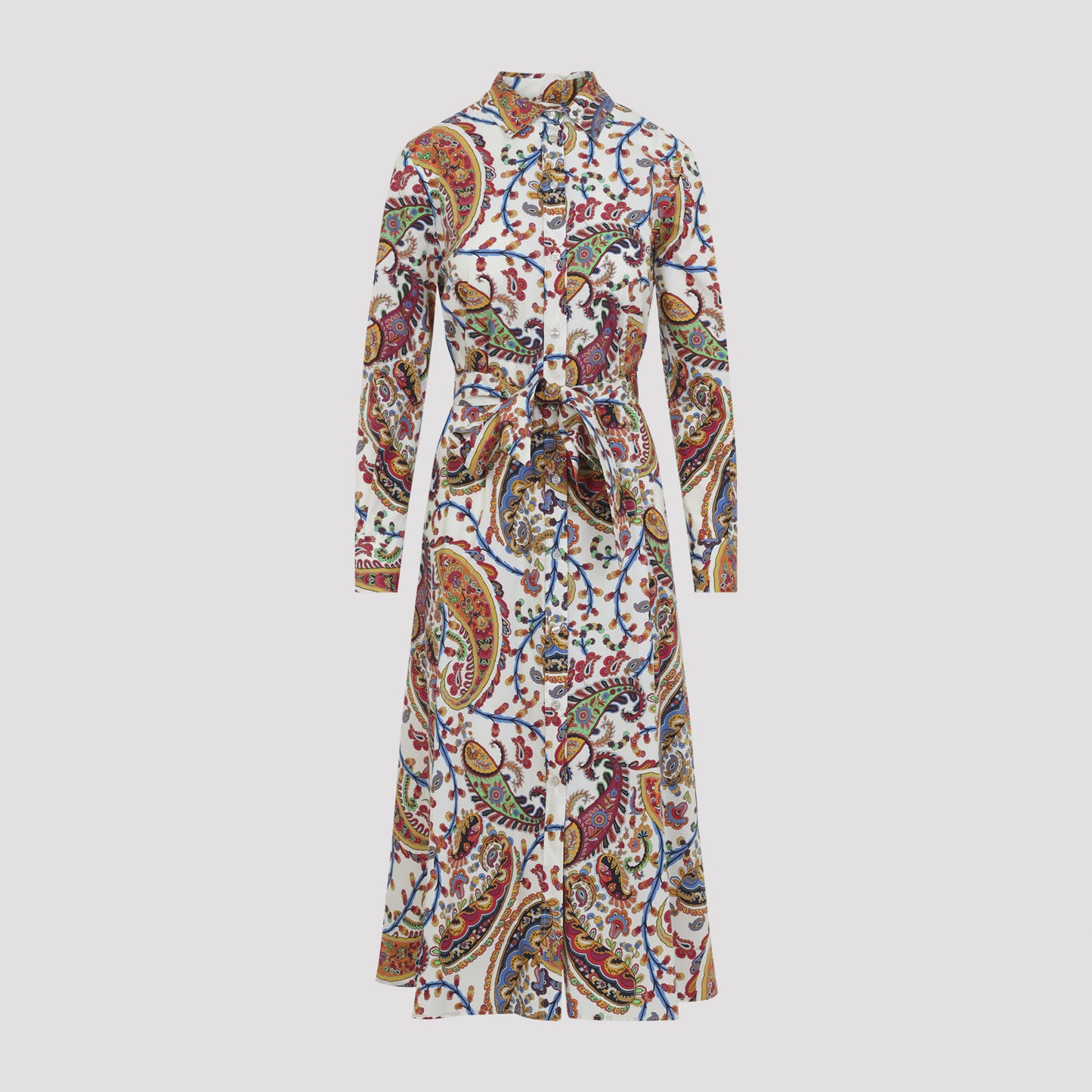 Etro Belted Midi Dress