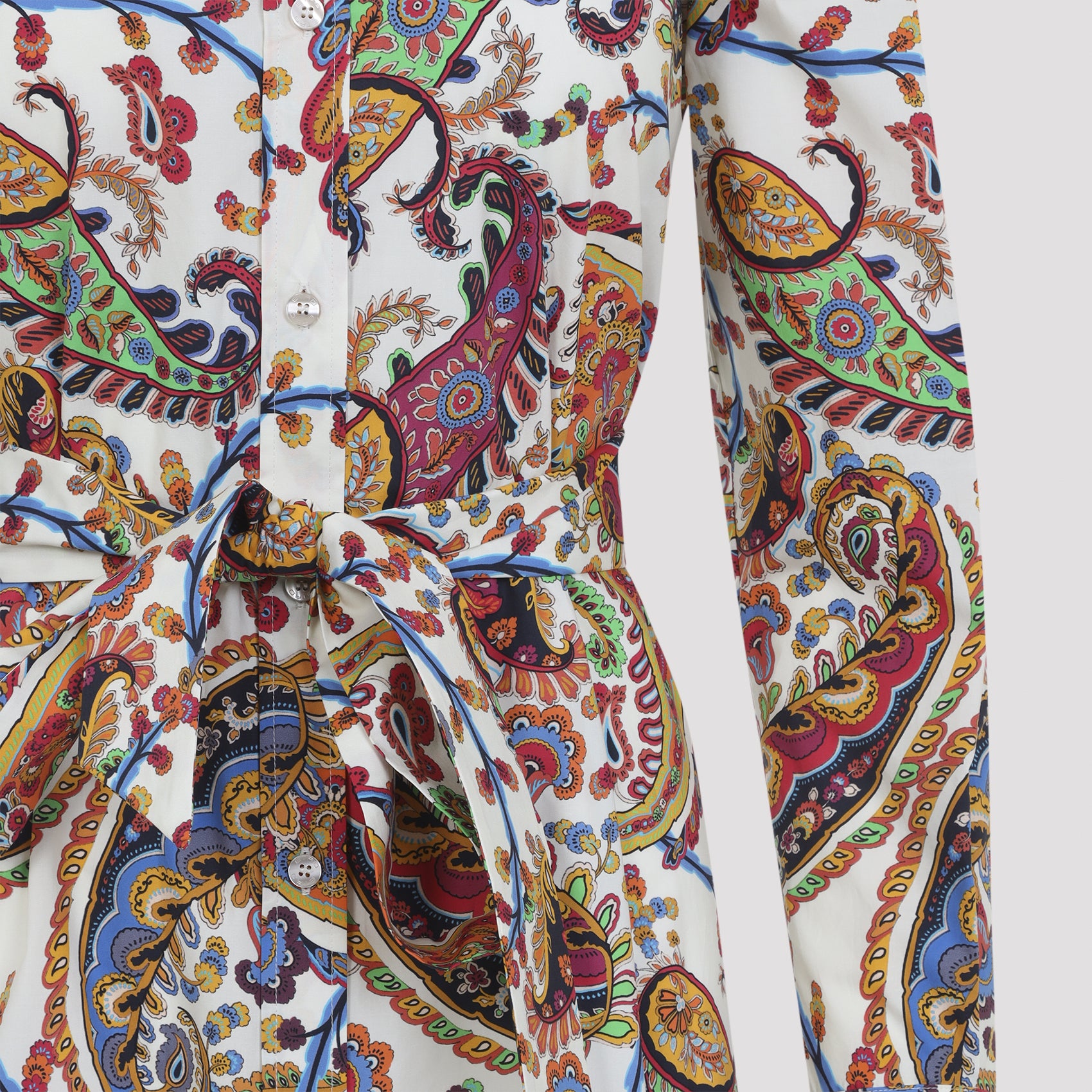 Etro Belted Midi Dress