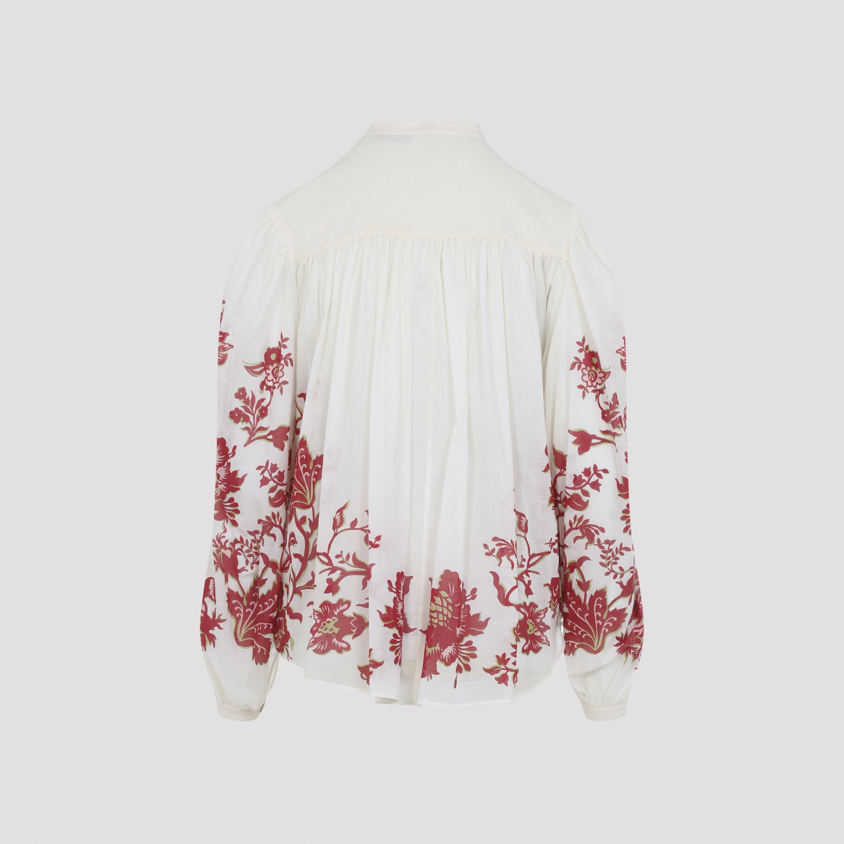 Etro Pleates Band Collar Shirt
