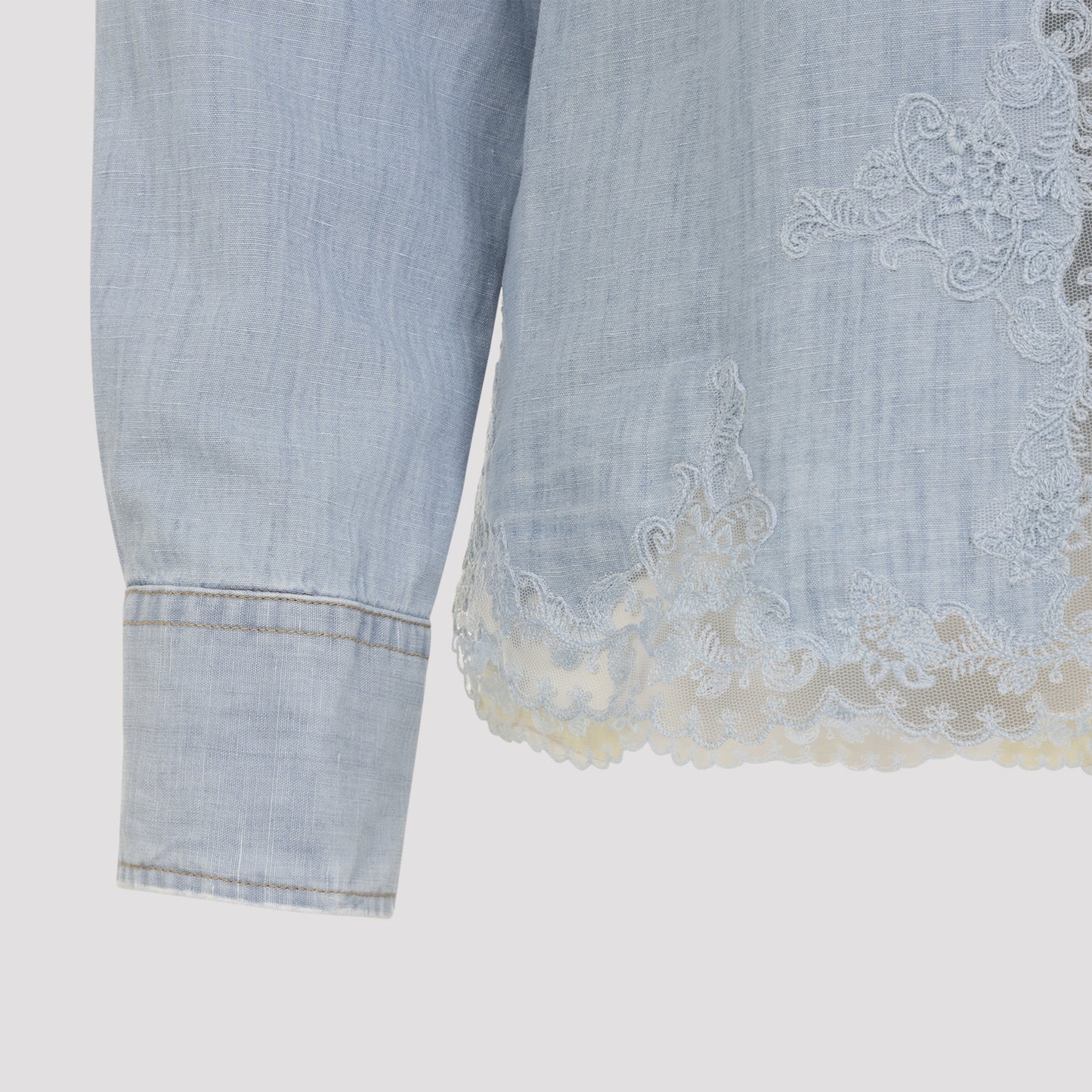 Ermanno Scervino Cotton and Linen Shirt