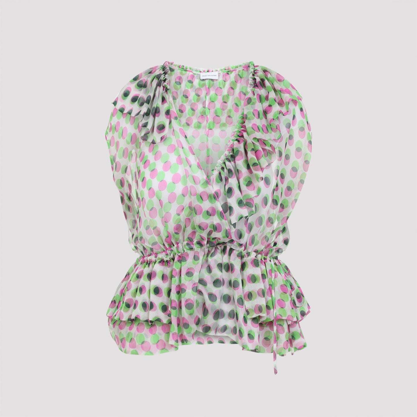 Dries Van Noten Cally Polka Dots Top
