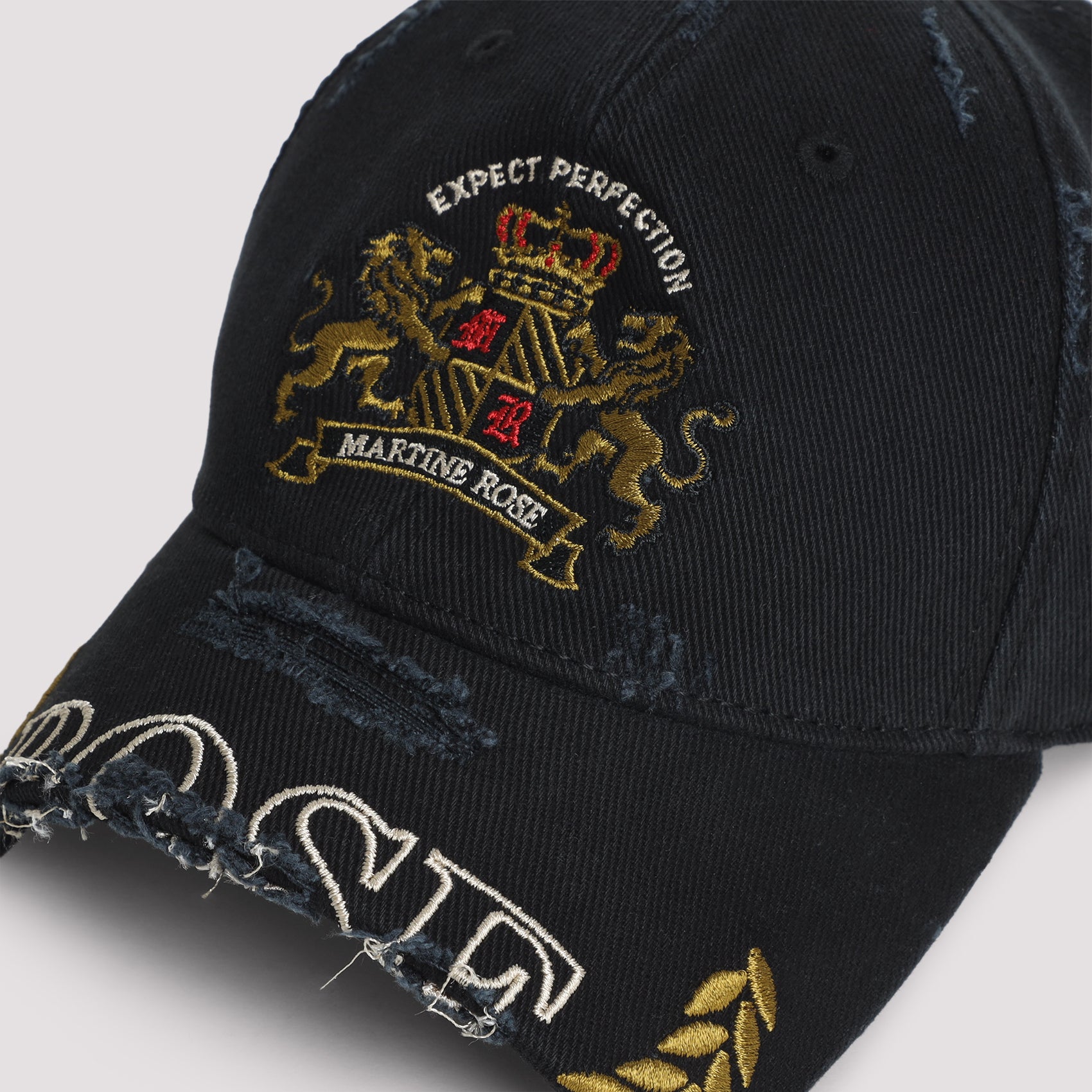 Martine Rose Cut Peak Cap