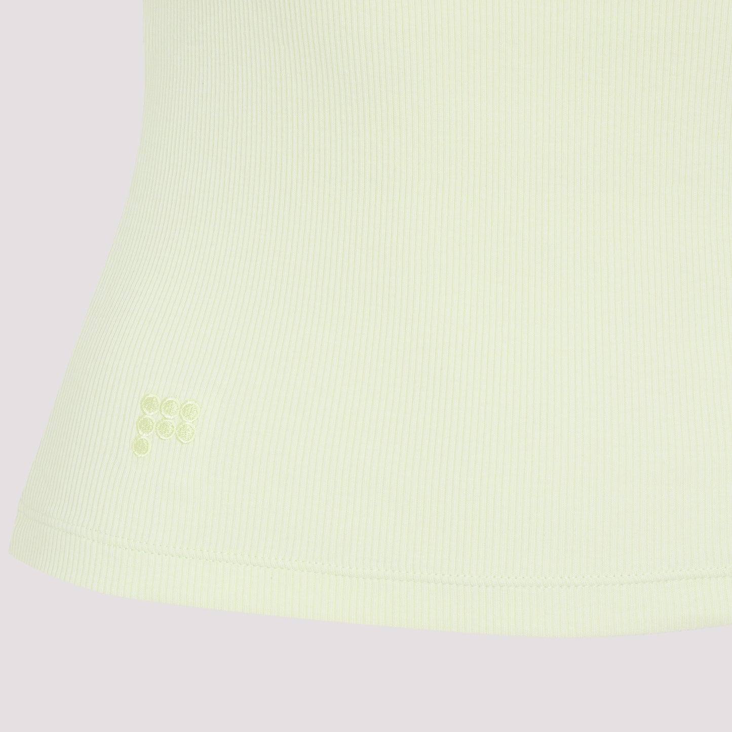Pangaia Womens Ribbed Square Neck Tank Top
