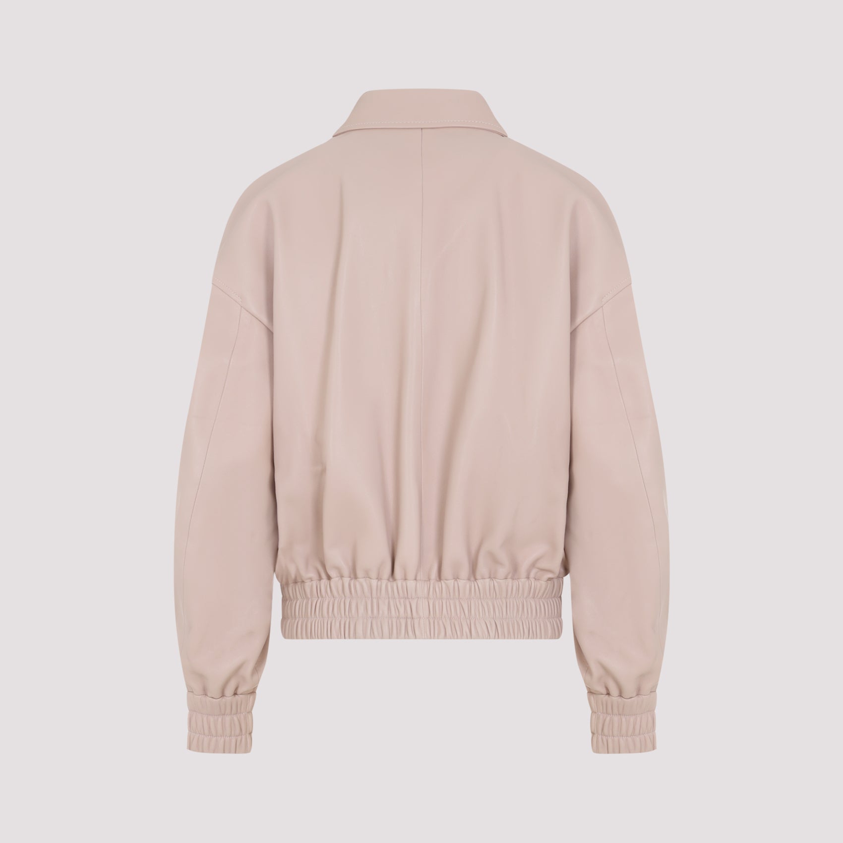 Jil Sander Leather Blouson in Soft Nappa
