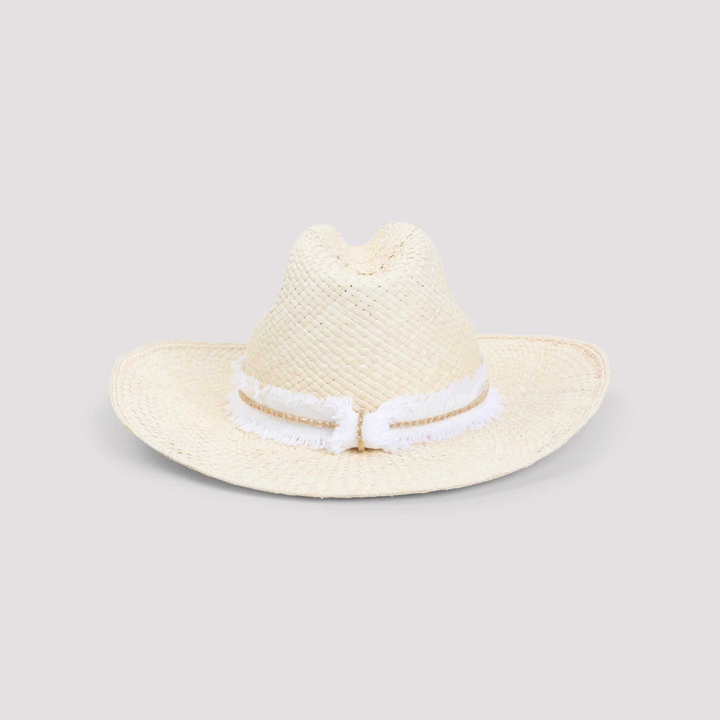 Maison Michel Austin Denim Strass Hat