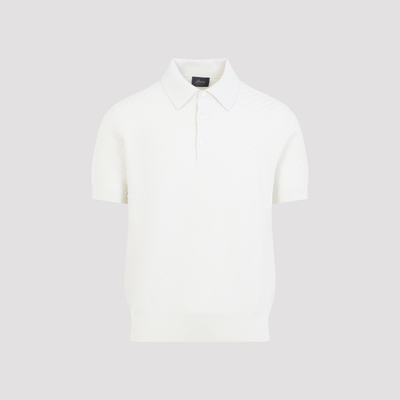Brioni Cotton and Silk Polo