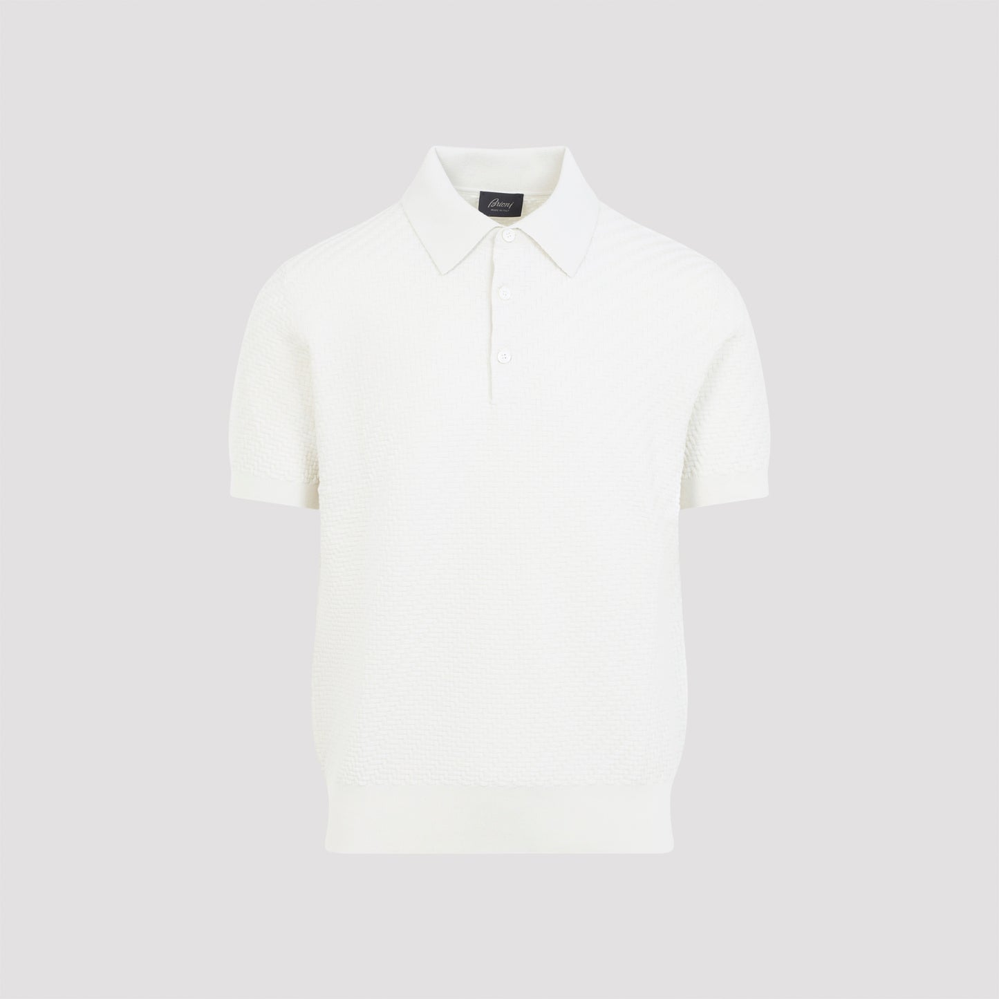 Brioni Cotton and Silk Polo