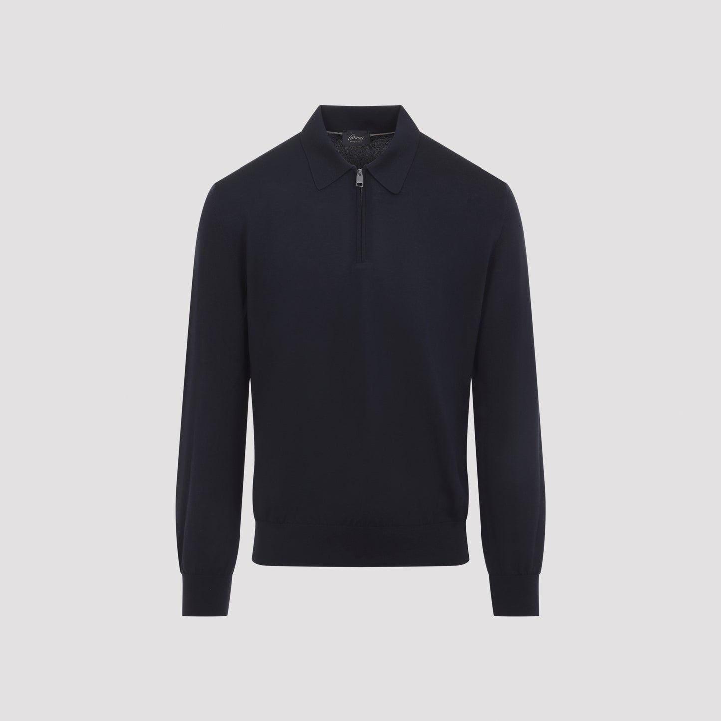 Brioni Long Sleeves Zip Polo