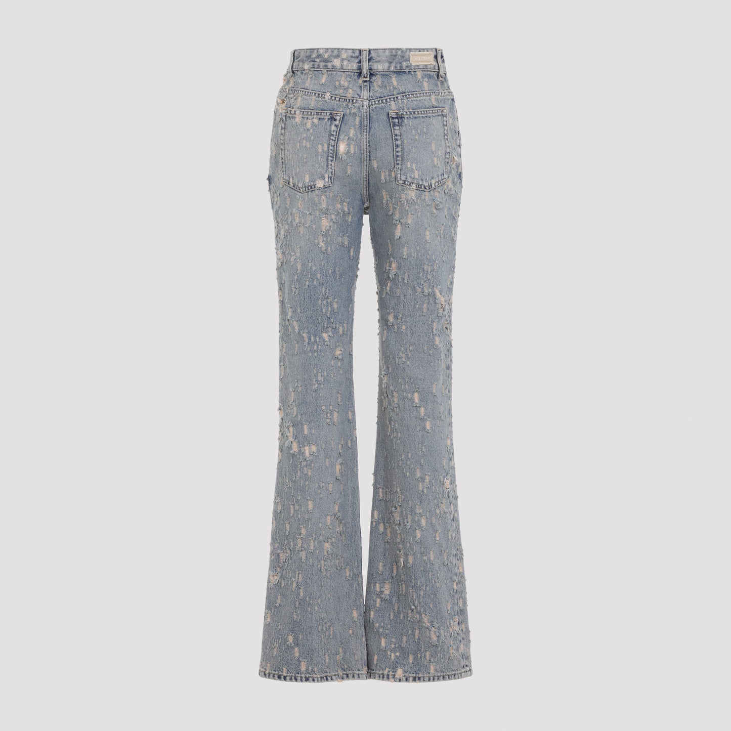 Alexander McQueen Distressed Flared Jeans
