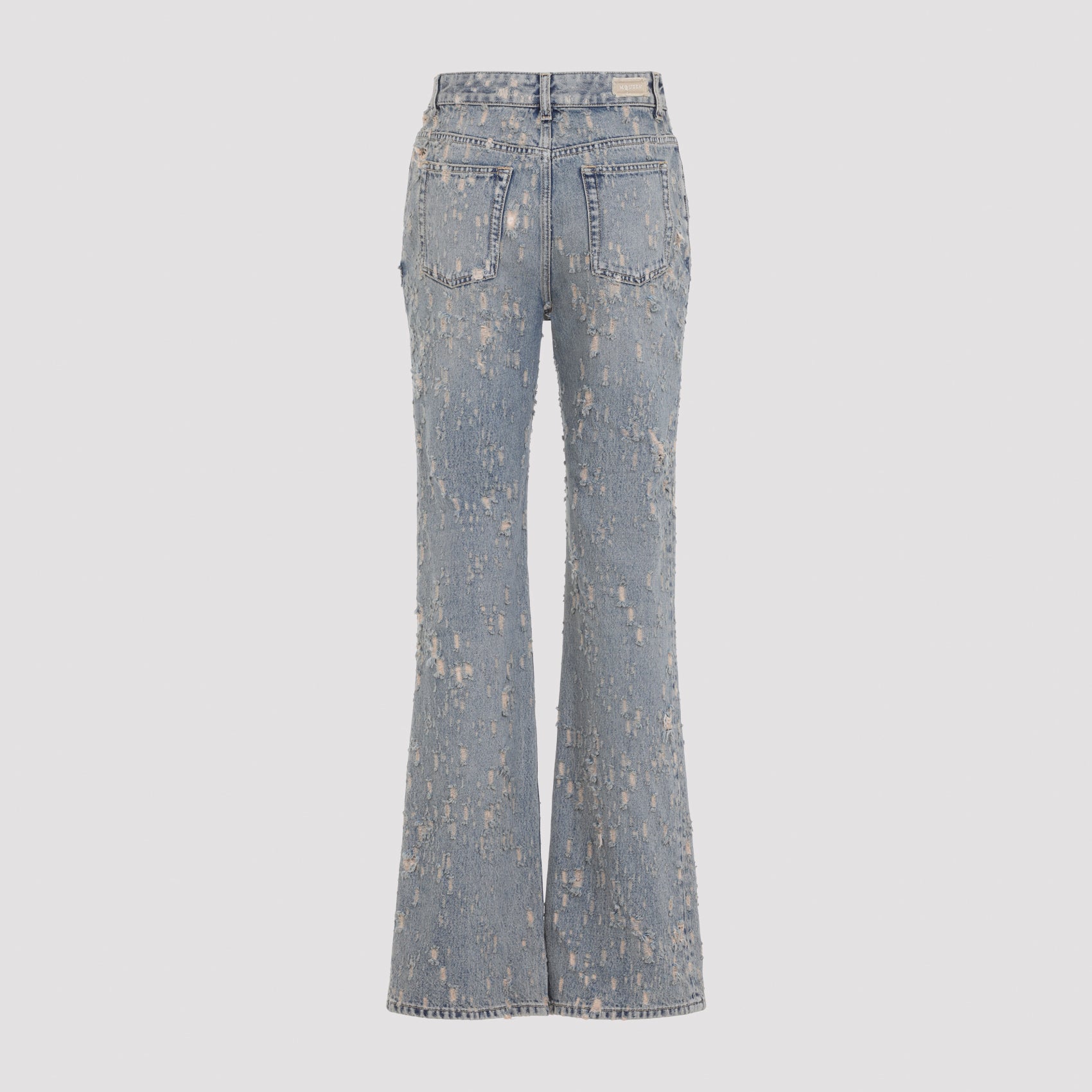 Alexander McQueen Distressed Flared Jeans