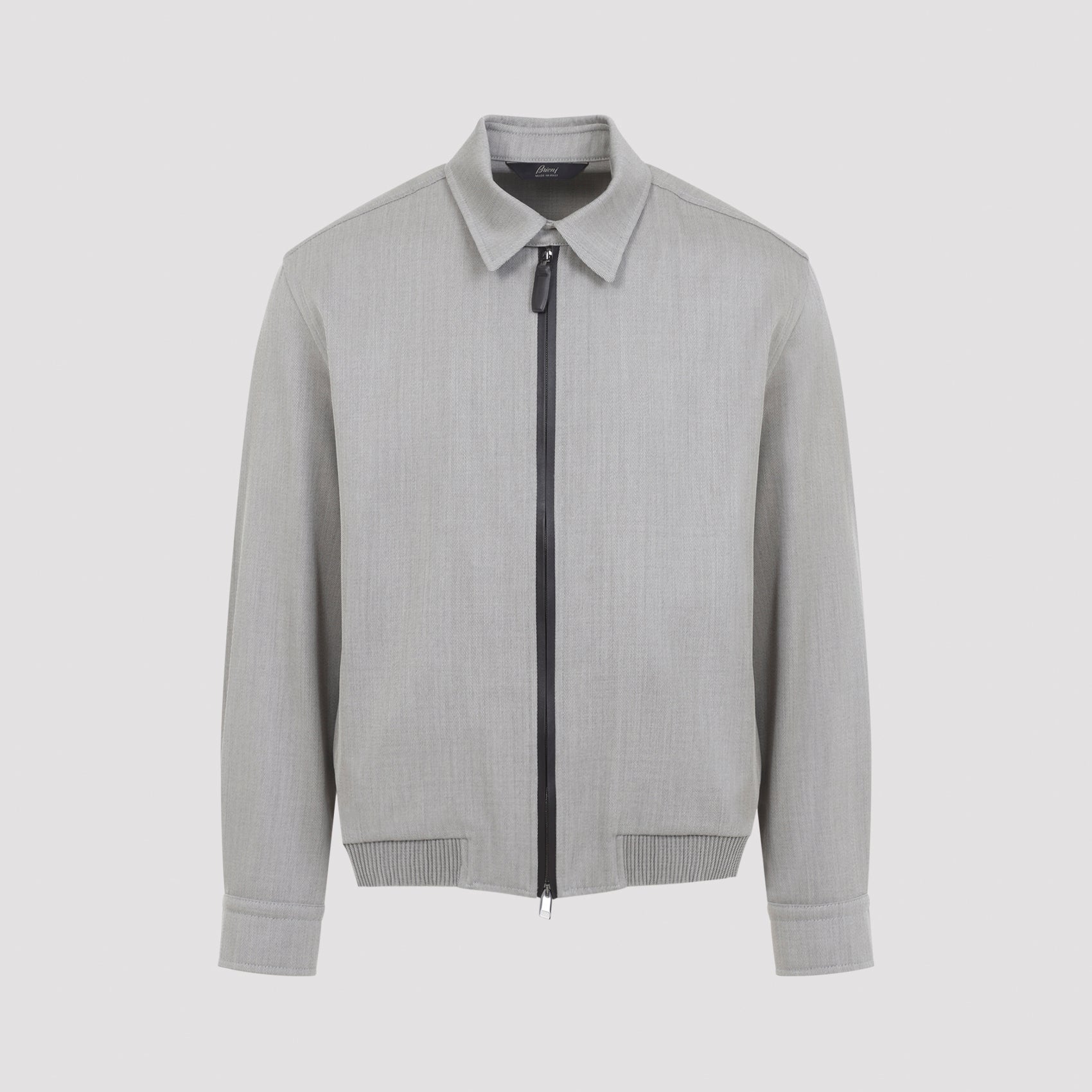 Brioni Zip-Up Blouson Jacket