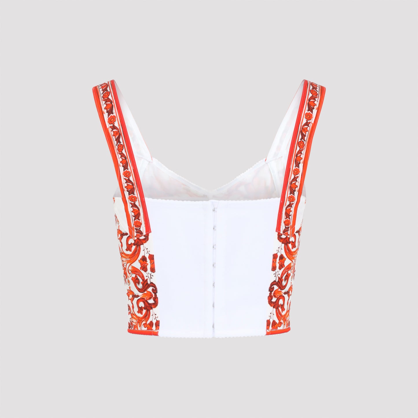Dolce & Gabbana Charmeuse Maiolica Top