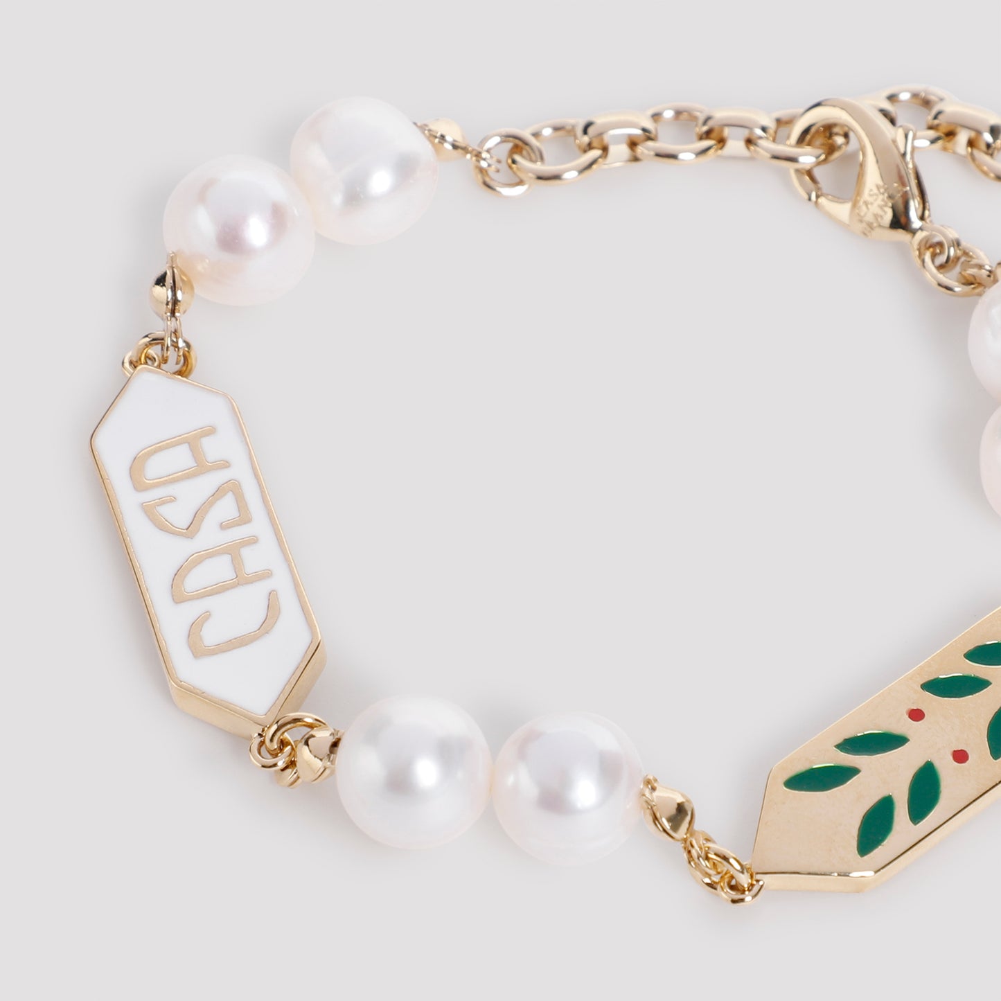 Casablanca Laurel Pearl Bracelet