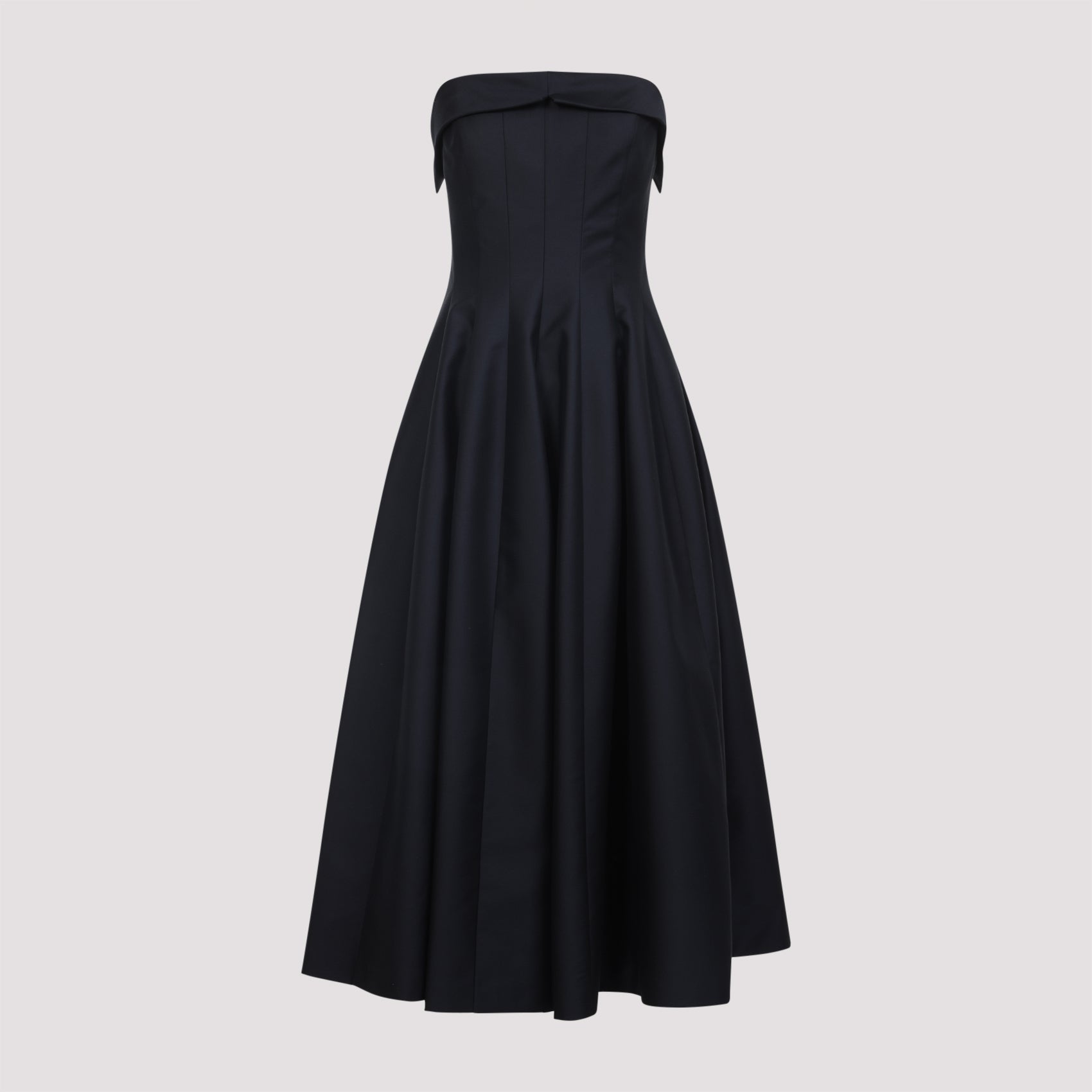 Alberta Ferretti Off-Shoulder Midi Dress