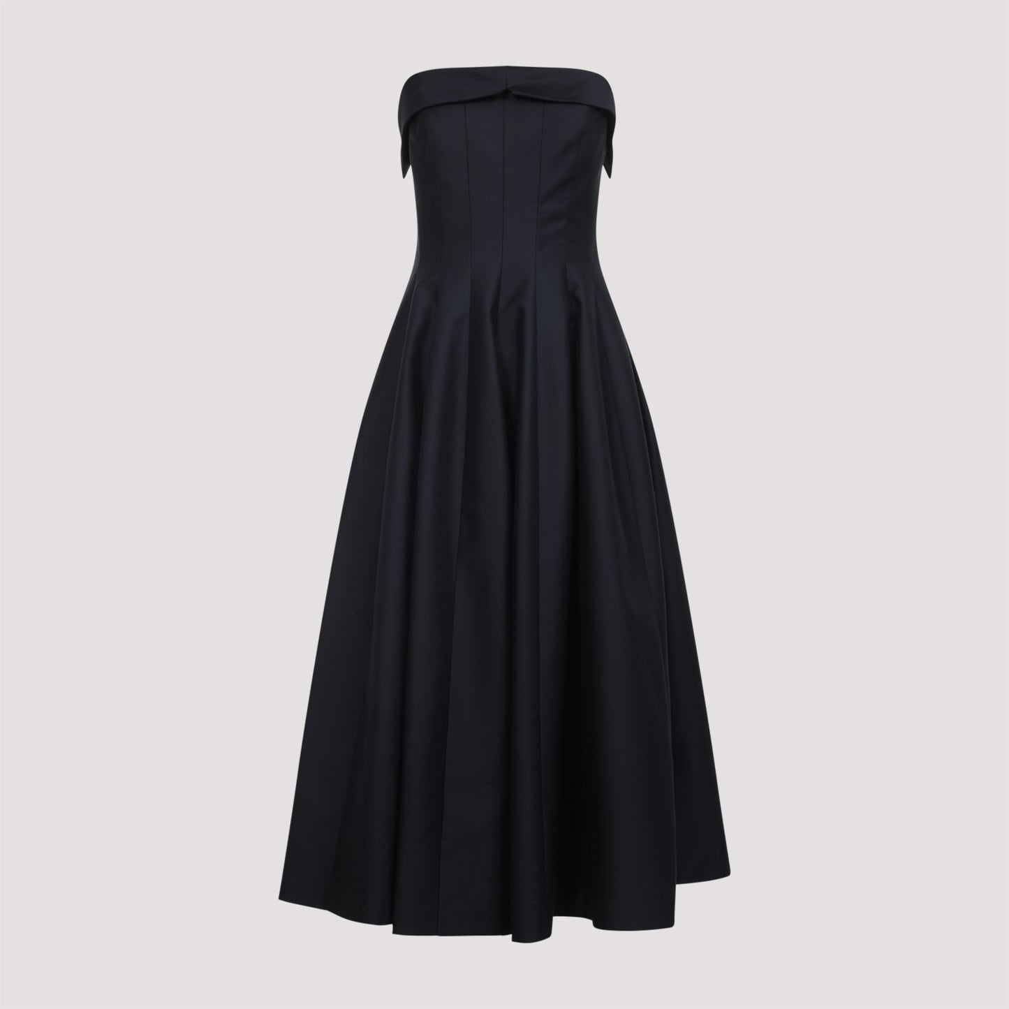 Alberta Ferretti Off-Shoulder Midi Dress