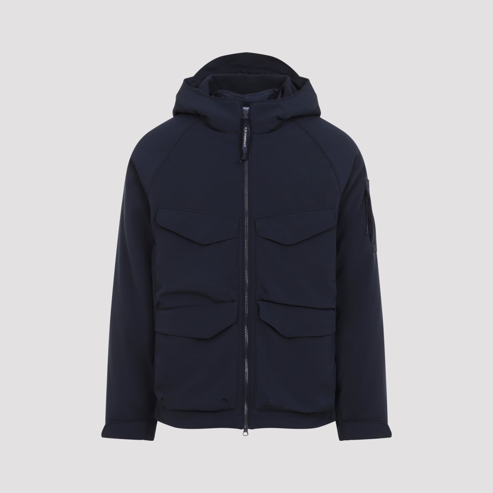 Cp Company Shell Padded Hooded Lens Jacket