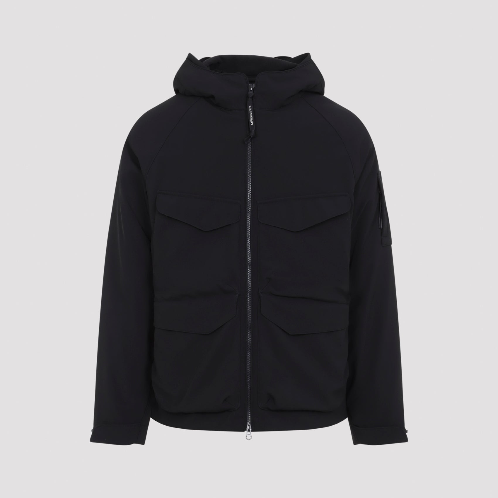 Cp Company Shell Padded Hooded Lens Jacket