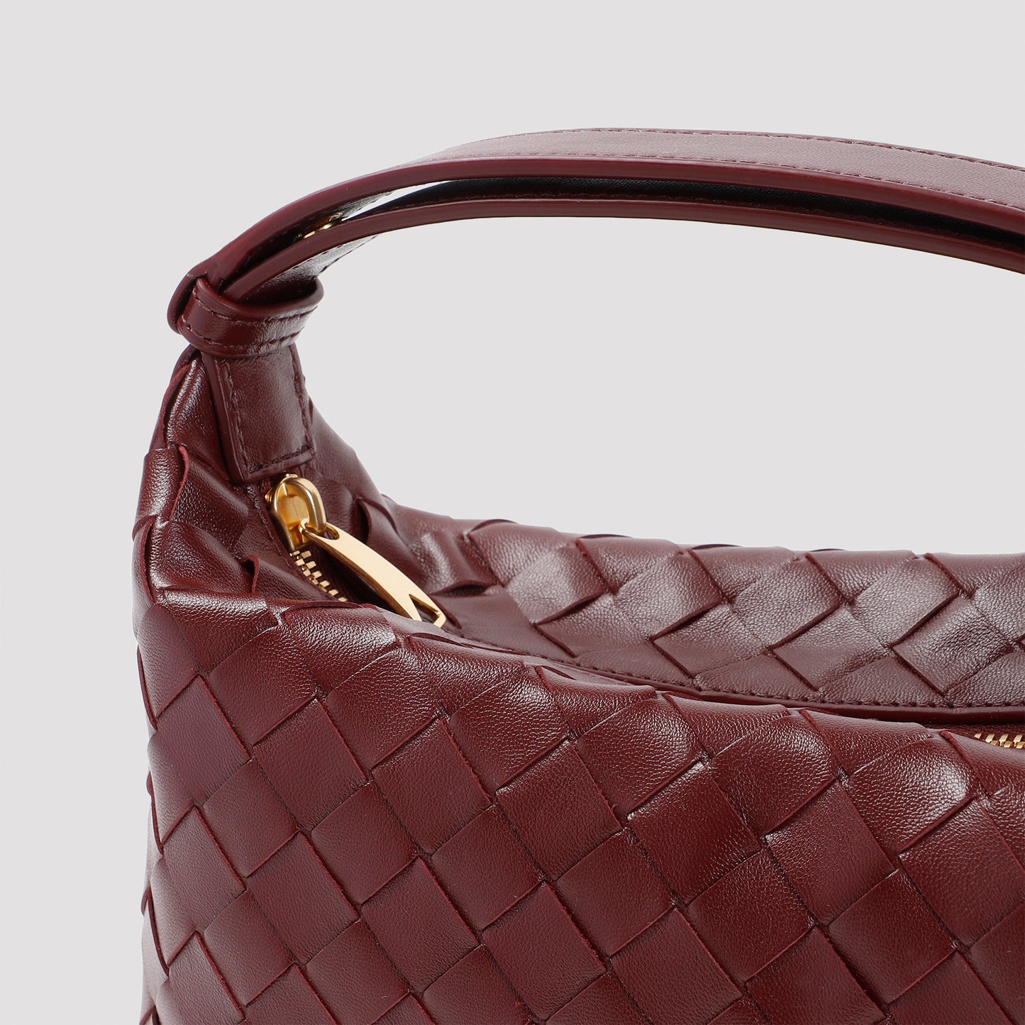 Bottega Veneta Mini Wallace Intreccio 15 Handbag