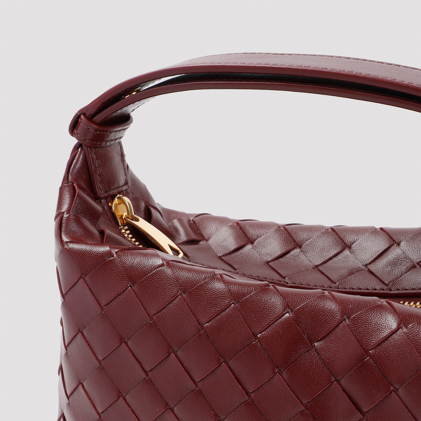 Bottega Veneta Mini Wallace Intreccio 15 Handbag